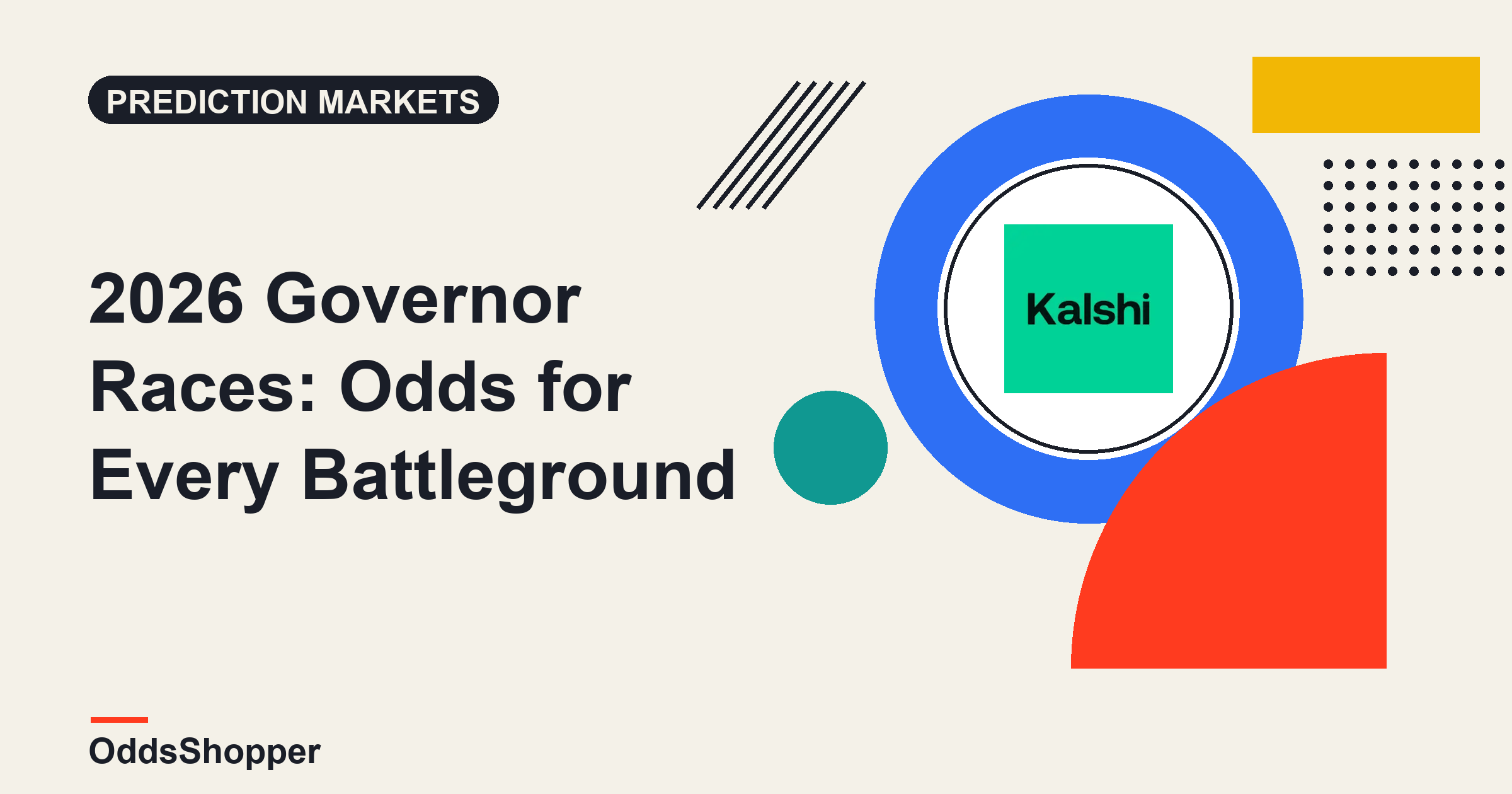 2026 Governor Races: Odds for Every Battleground