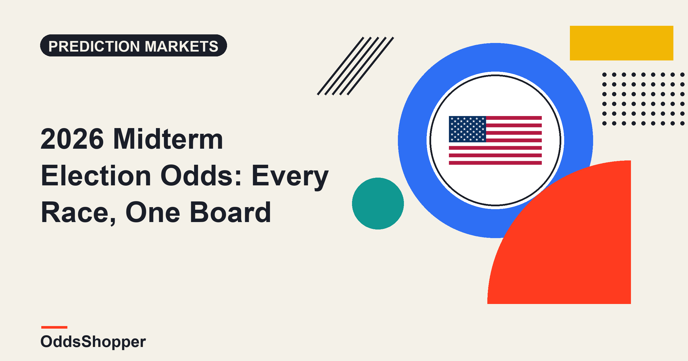 2026 Midterm Election Odds: Every Race, One Board