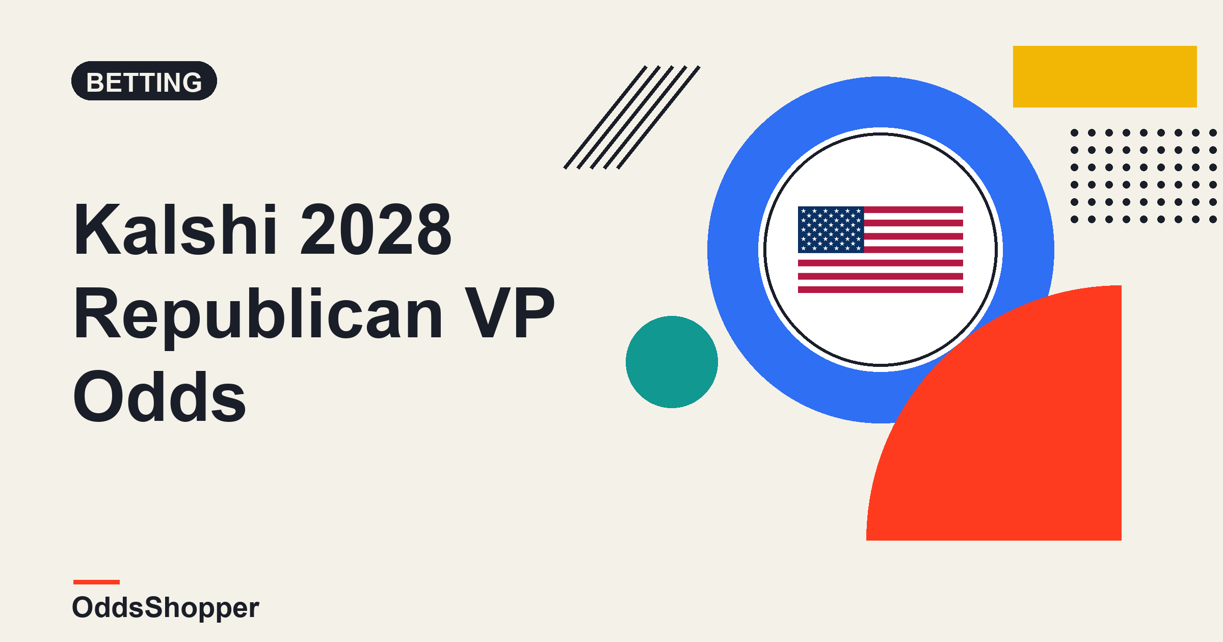 Kalshi 2028 Republican VP Odds: The Panel Fades The Favorite