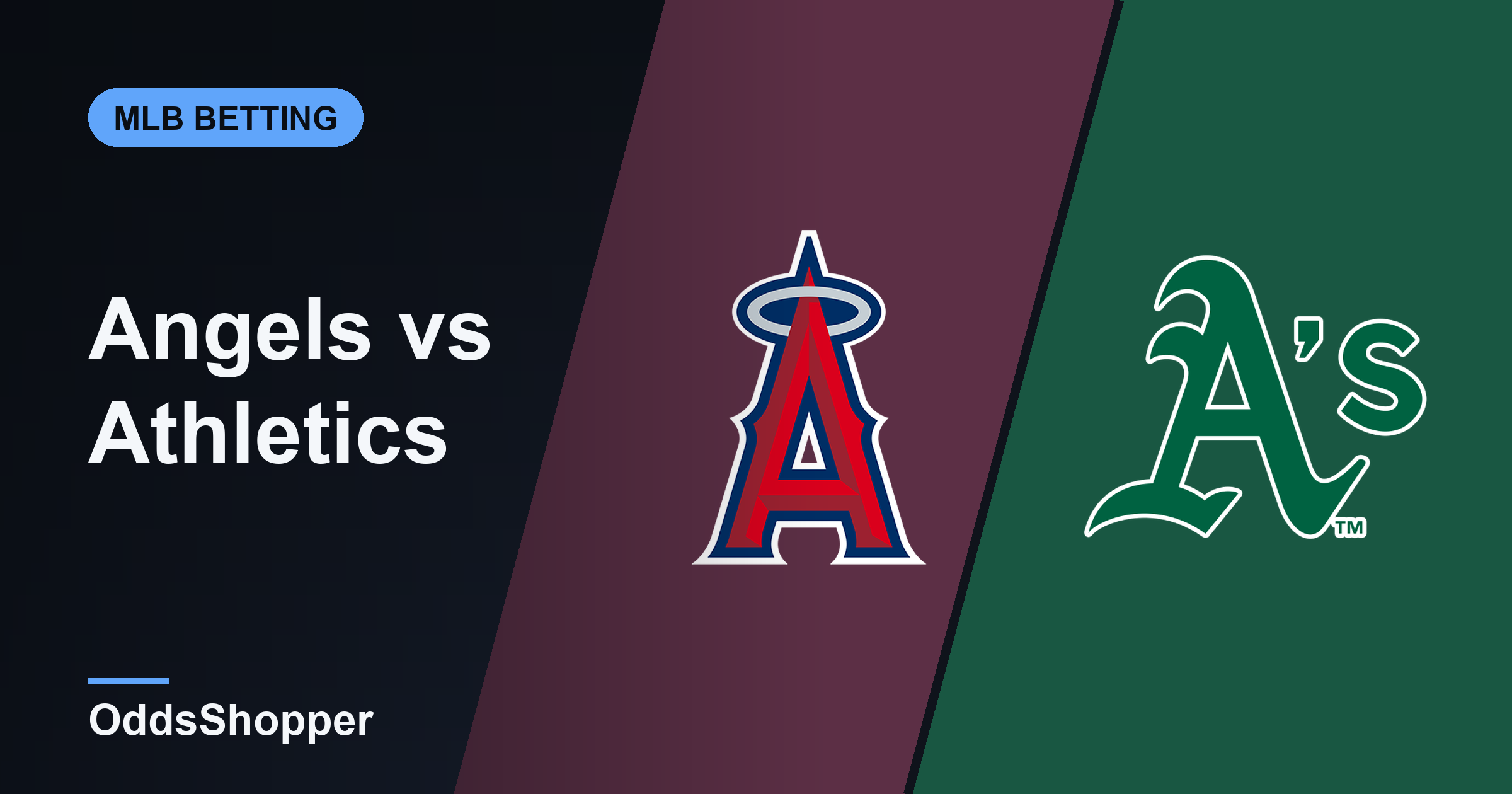 Angels vs Athletics Odds: Best Prices and +EV Edges
