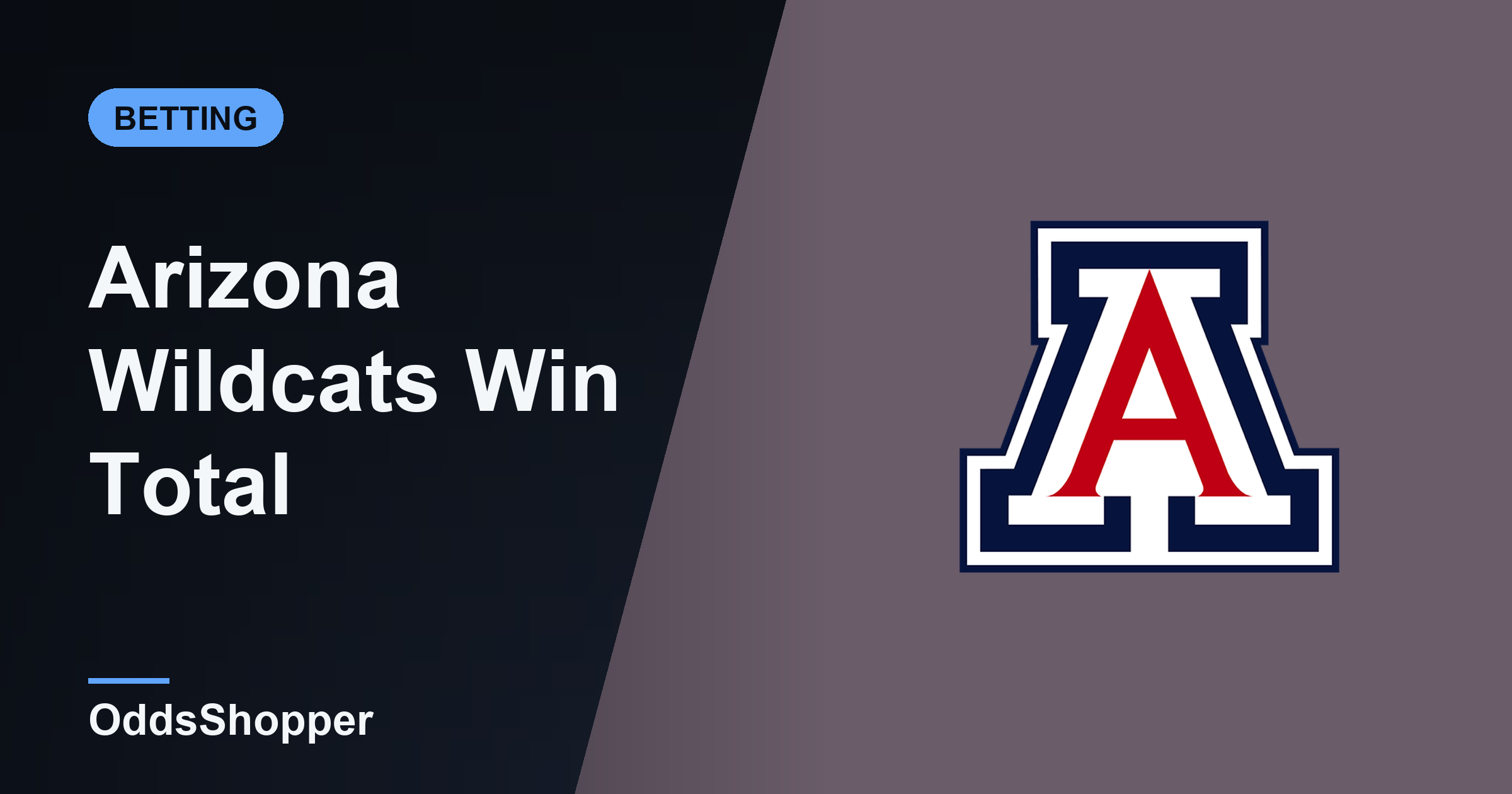 Arizona Win Total 2026: Over/Under Wins & Odds
