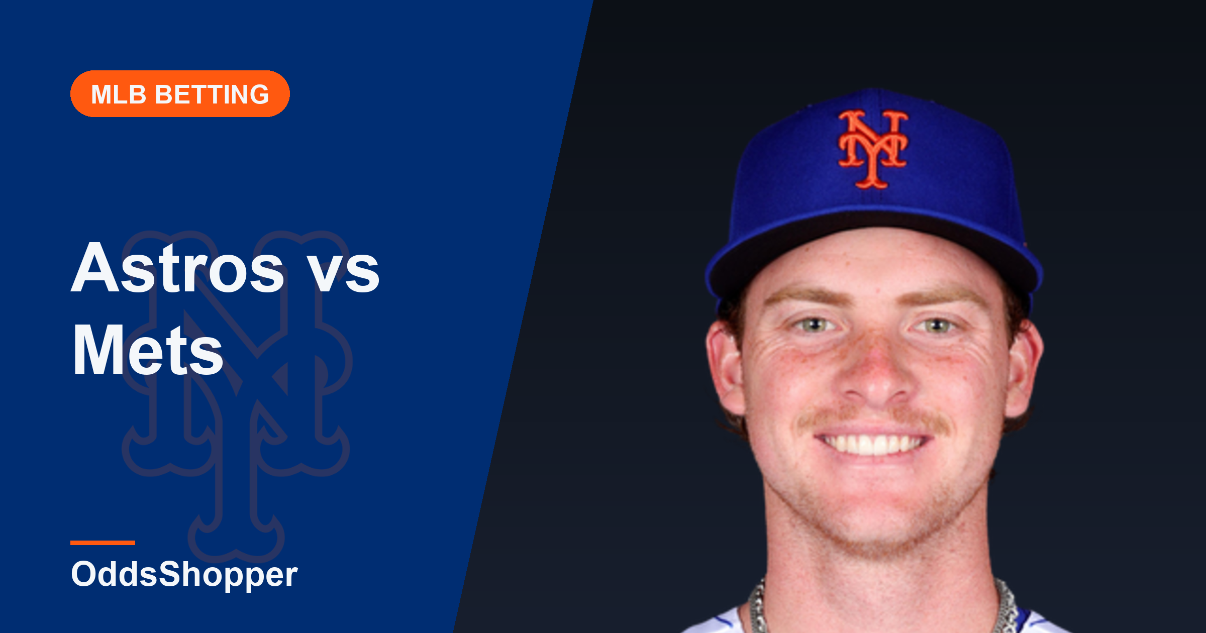 Astros vs Mets Odds: Best Prices and +EV Edges