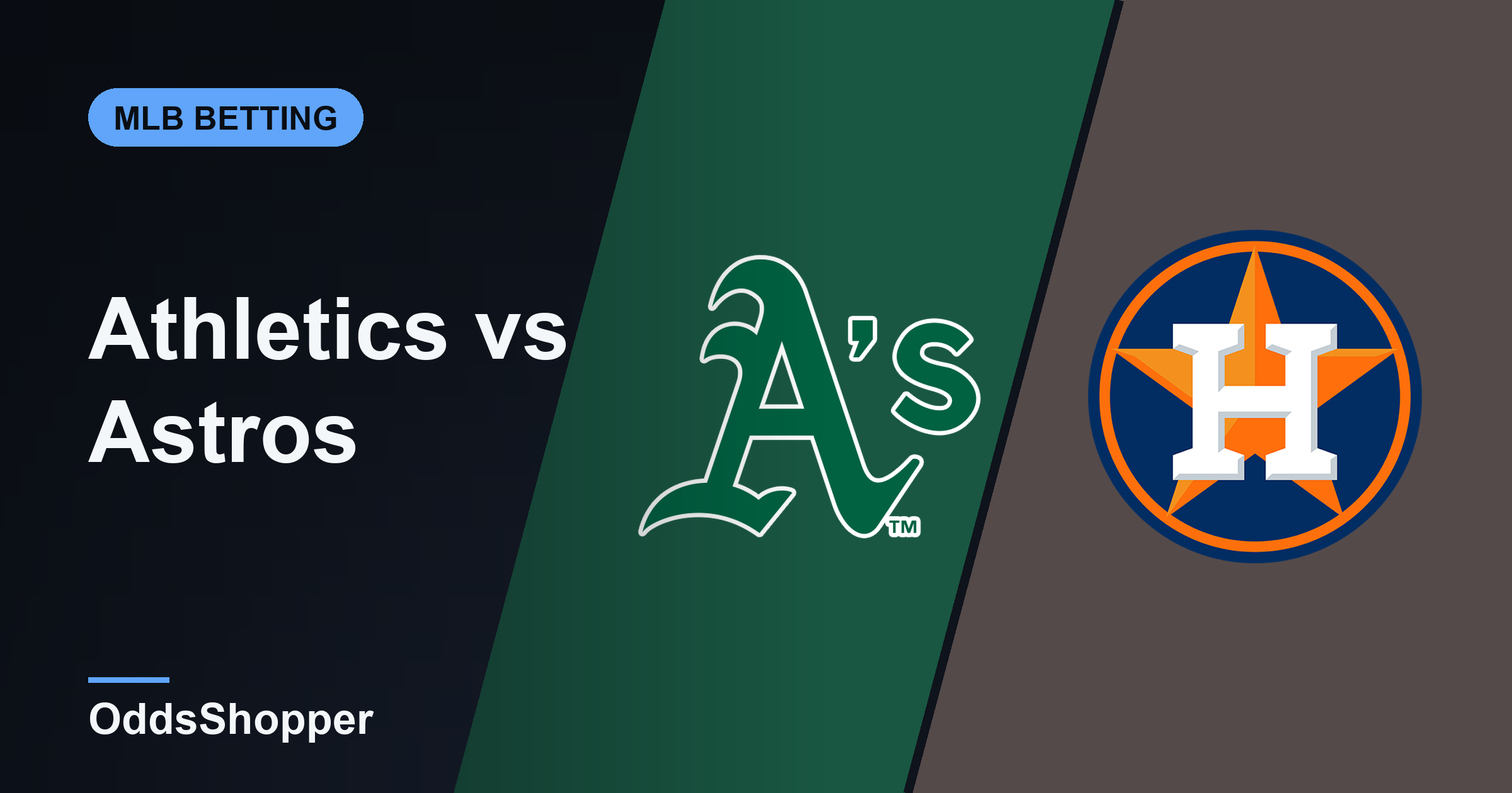 Athletics vs Astros Odds: Best Prices and +EV Edges