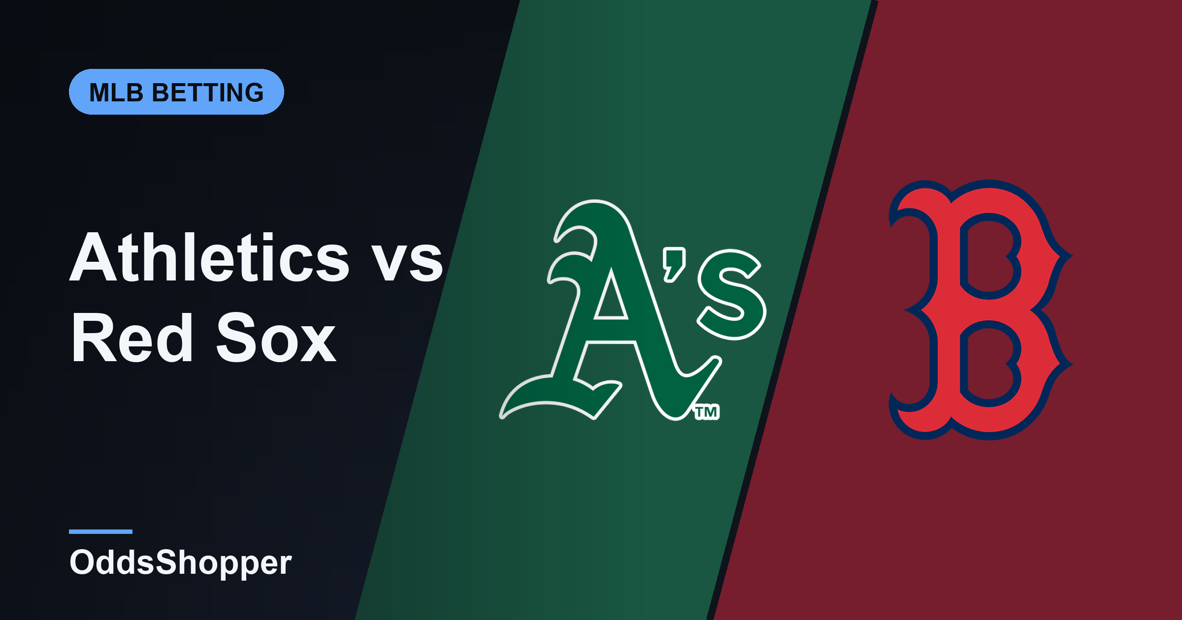 Athletics vs Red Sox Odds: Best Prices and +EV Edges