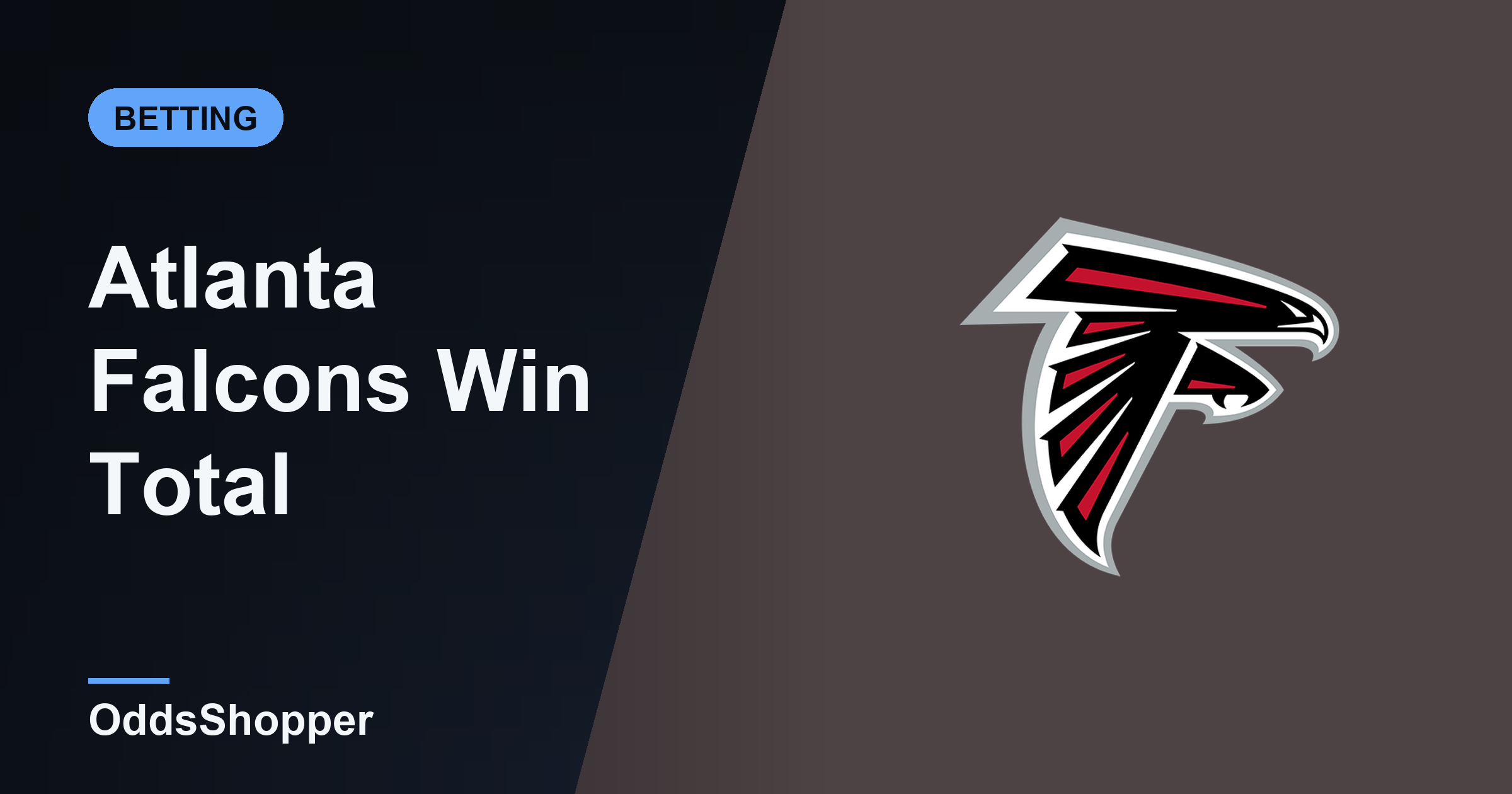 Atlanta Falcons Win Total 2026: Over/Under Wins & Odds