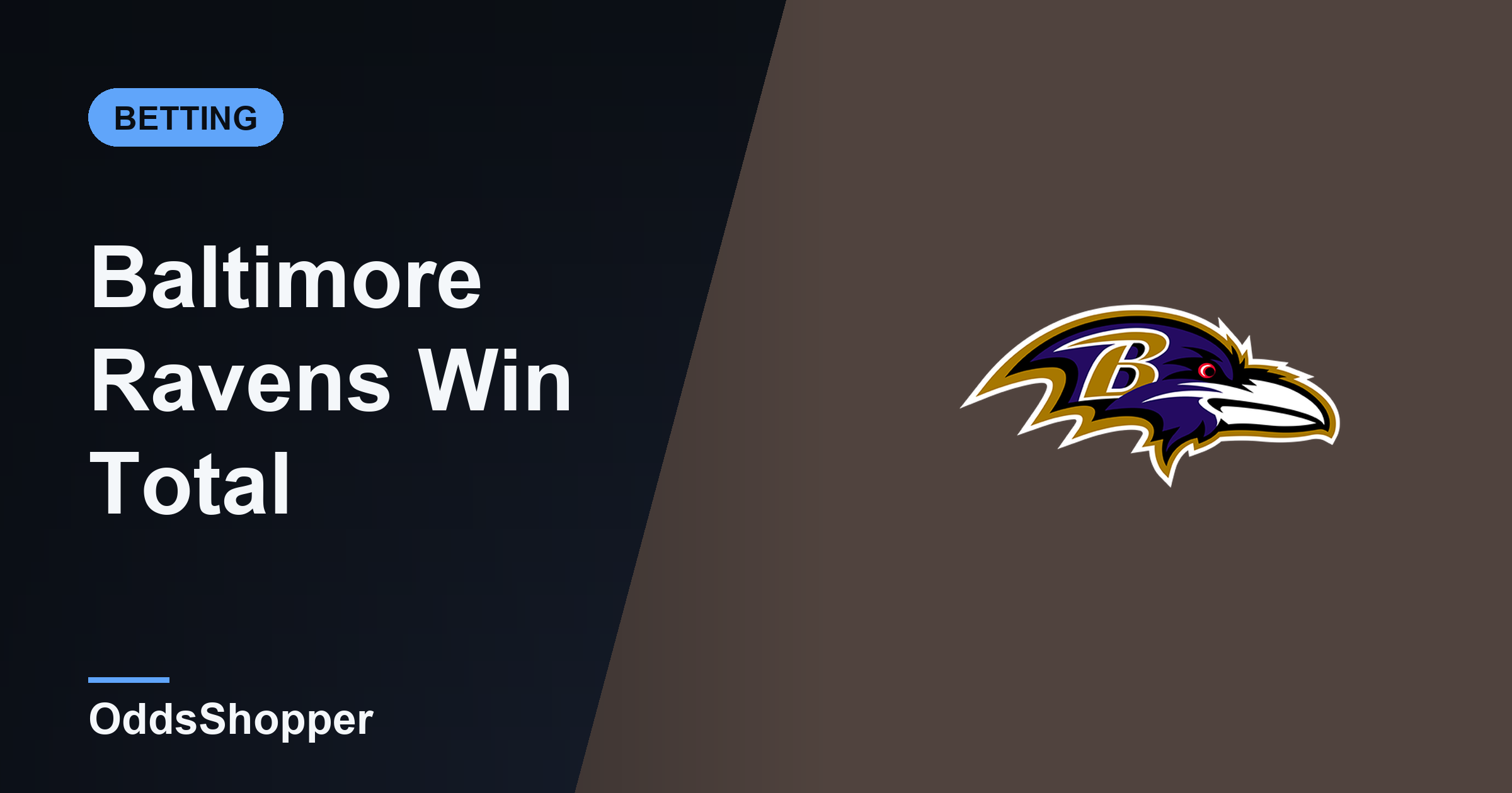 Baltimore Ravens Win Total 2026: Over/Under Wins & Odds