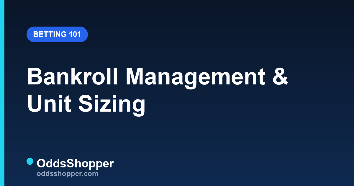 Bankroll Management Sports Betting: Unit & Kelly Guide