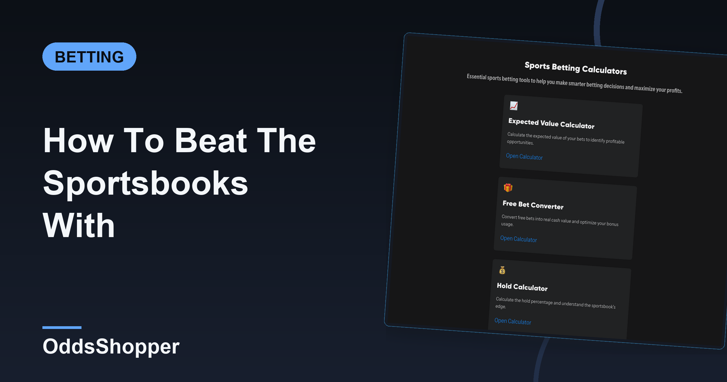 How To Beat The Sportsbooks With A Small Bankroll