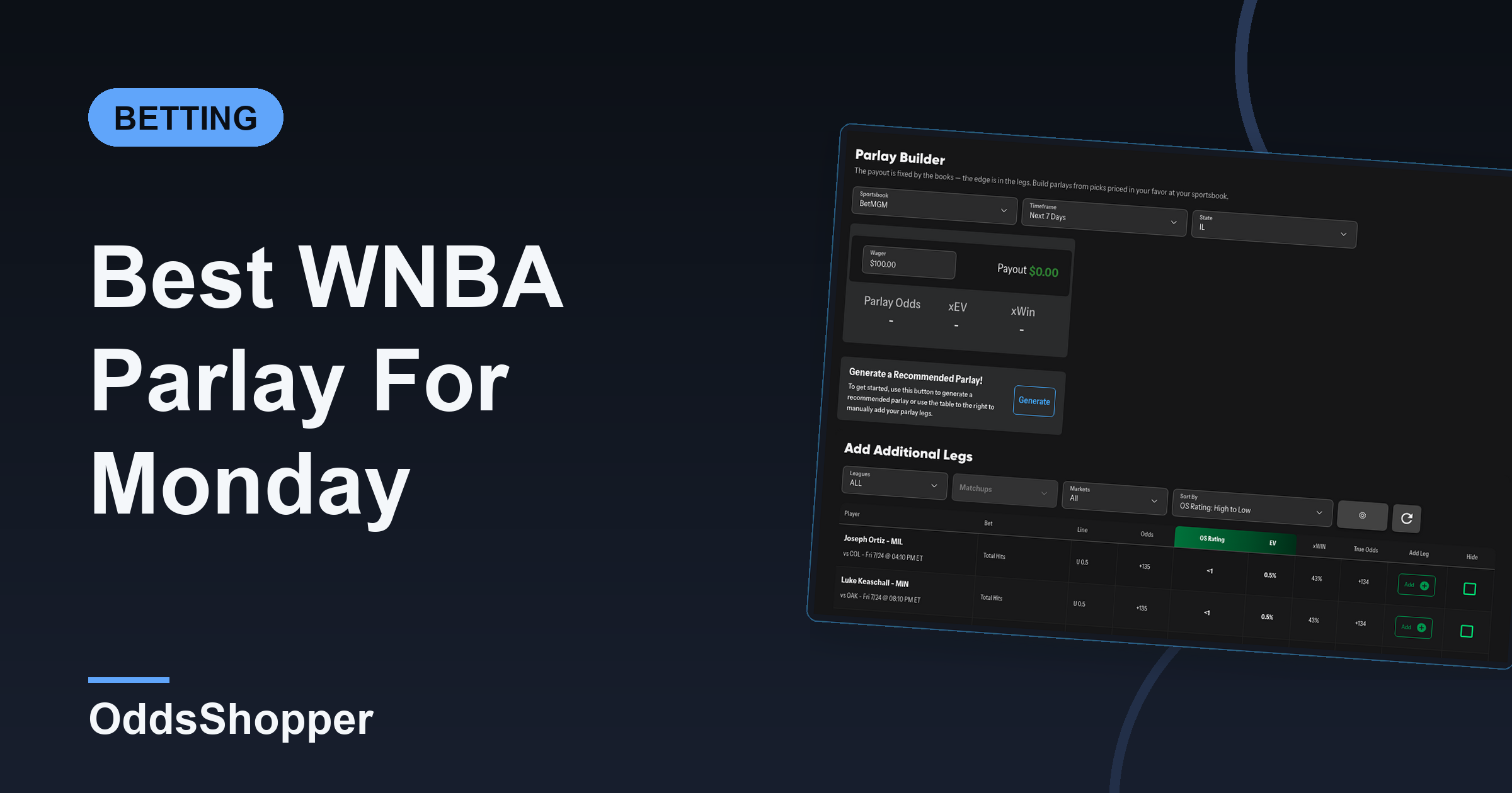 Best WNBA Parlay For Monday (7/13): The Boost Play