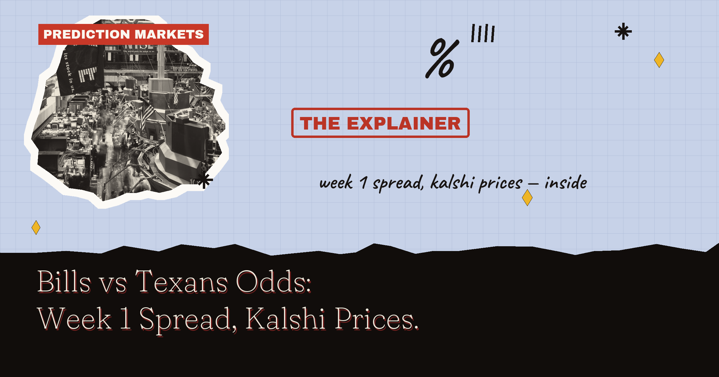 Bills Vs Texans Odds: Week 1 Spread, Kalshi Prices