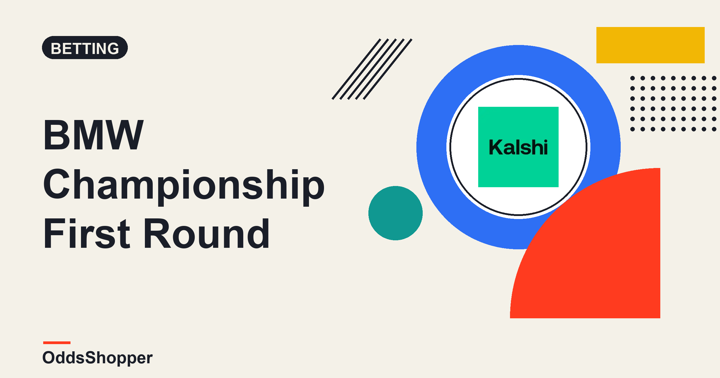 BMW Championship First Round Leader Odds: Scheffler Tops Kalshi's Board At 10 Cents