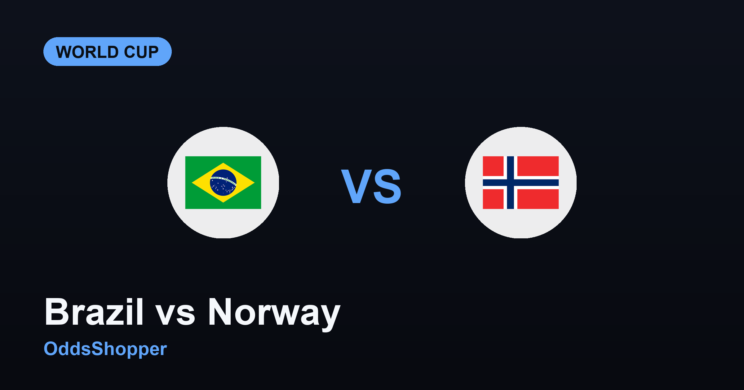 Brazil Vs Norway: World Cup 2026 Odds & Prediction