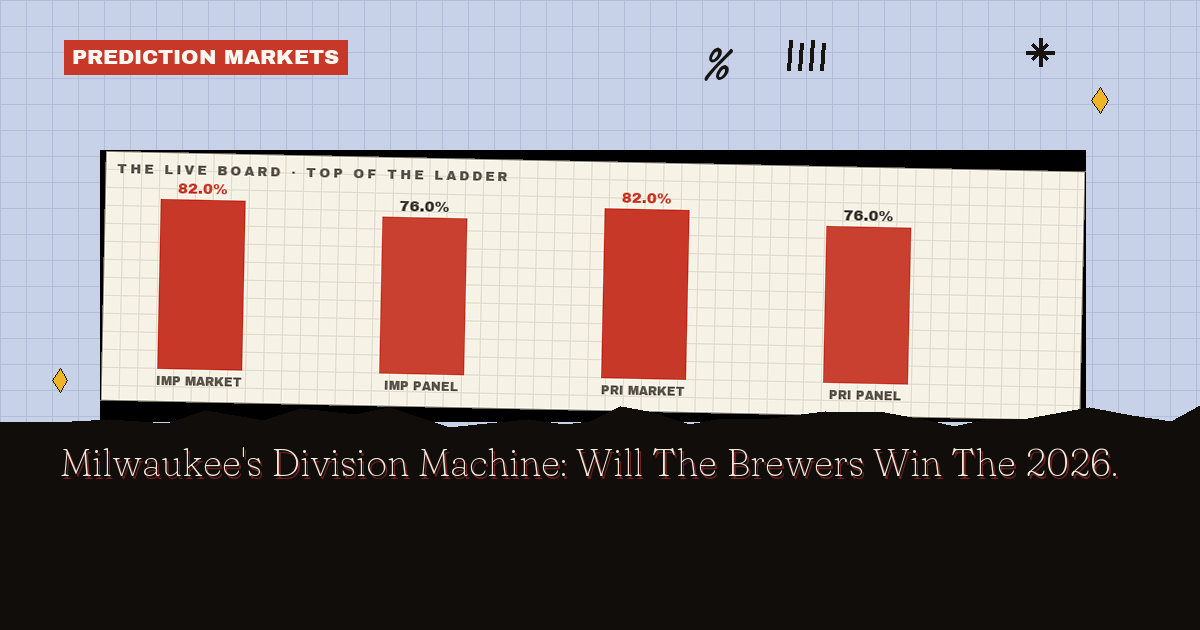 Milwaukee's Division Machine: Will The Brewers Win The 2026 NL Central?
