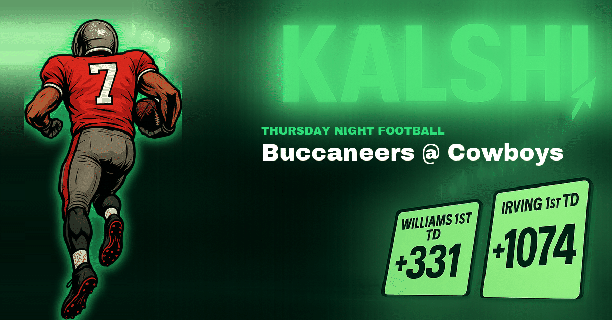 Buccaneers vs Cowboys First TD Scorer: Bucky Irving at +1074 Is the Bet