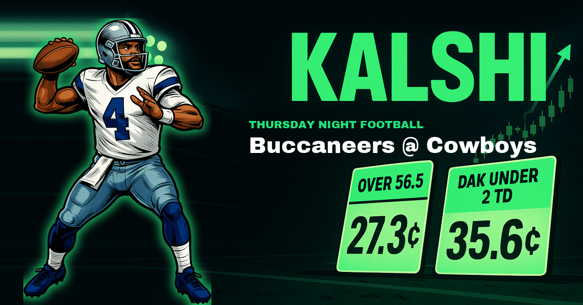 Buccaneers vs Cowboys Prediction: Dak Under 2 TD Passes at +181