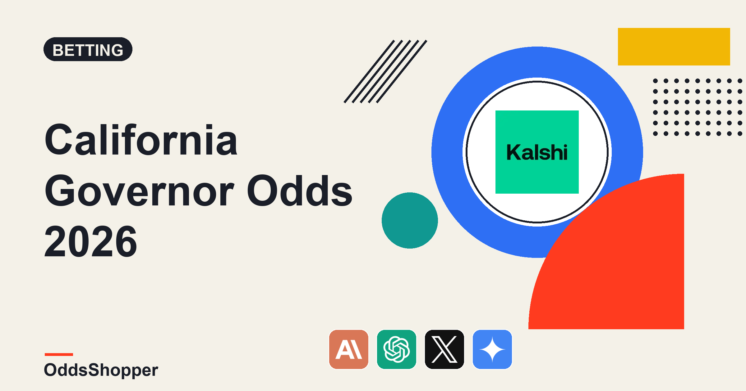 California Governor Odds 2026: Becerra Vs. Hilton Model Verdict