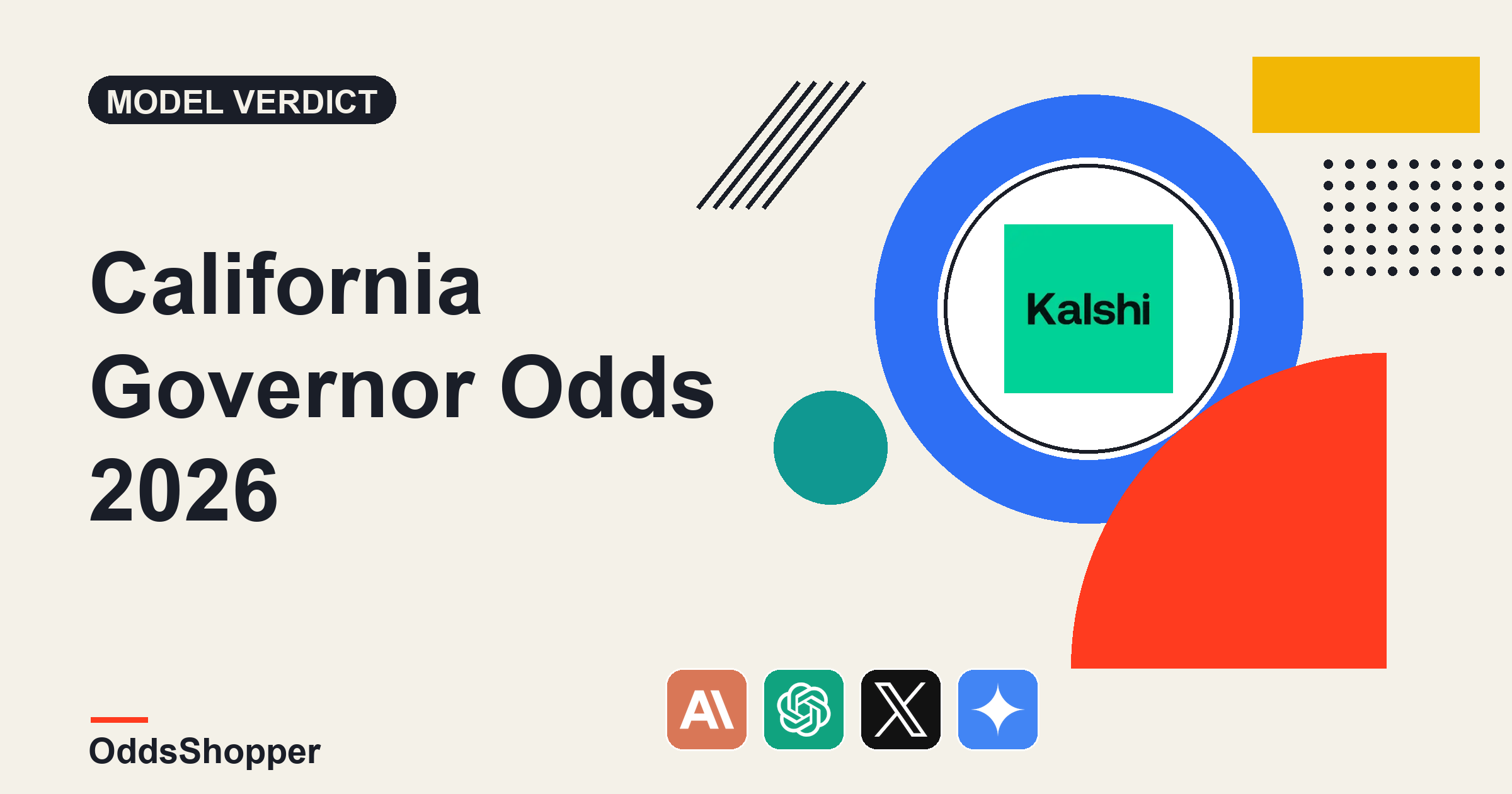 California Governor Odds 2026: Becerra Vs. Hilton Model Verdict