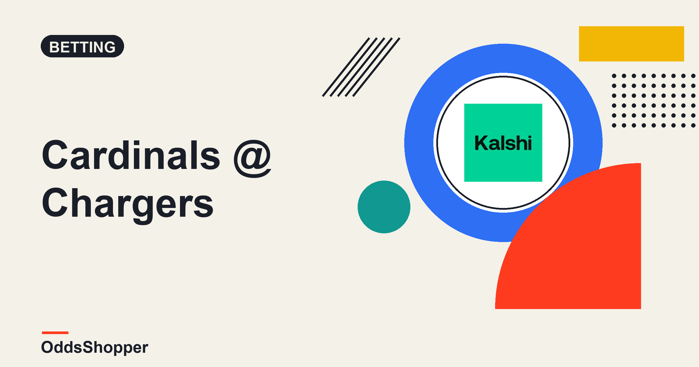 Cardinals Vs Chargers Odds Week 1: Chargers 83¢ On Kalshi