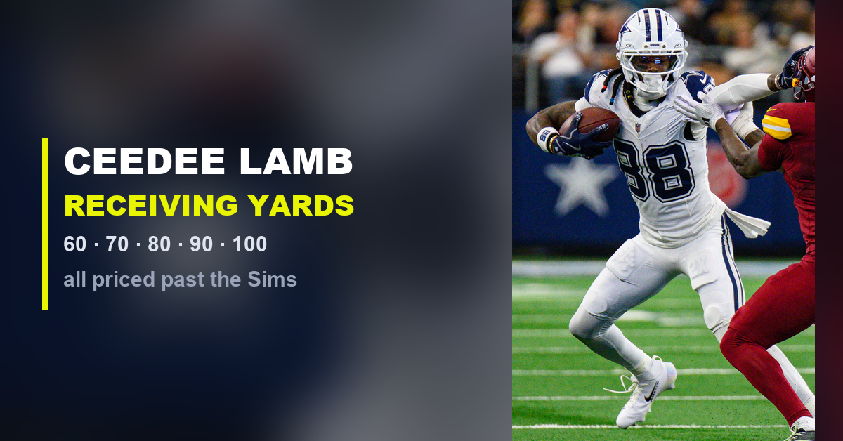 CeeDee Lamb Receiving Yards Tonight: Don't Buy a Line