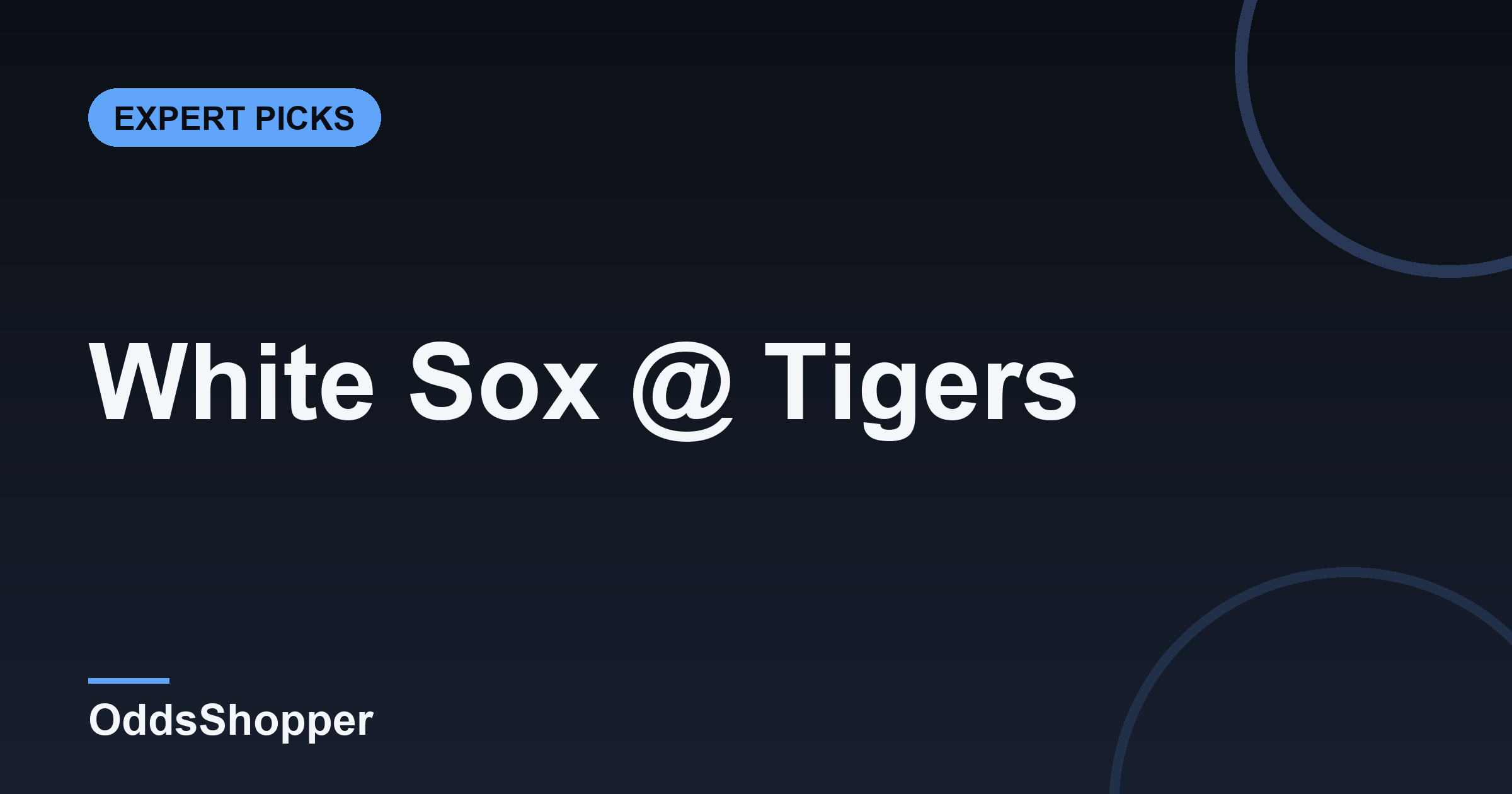 Chicago White Sox vs Detroit Tigers Home Run Picks Today (6/20)