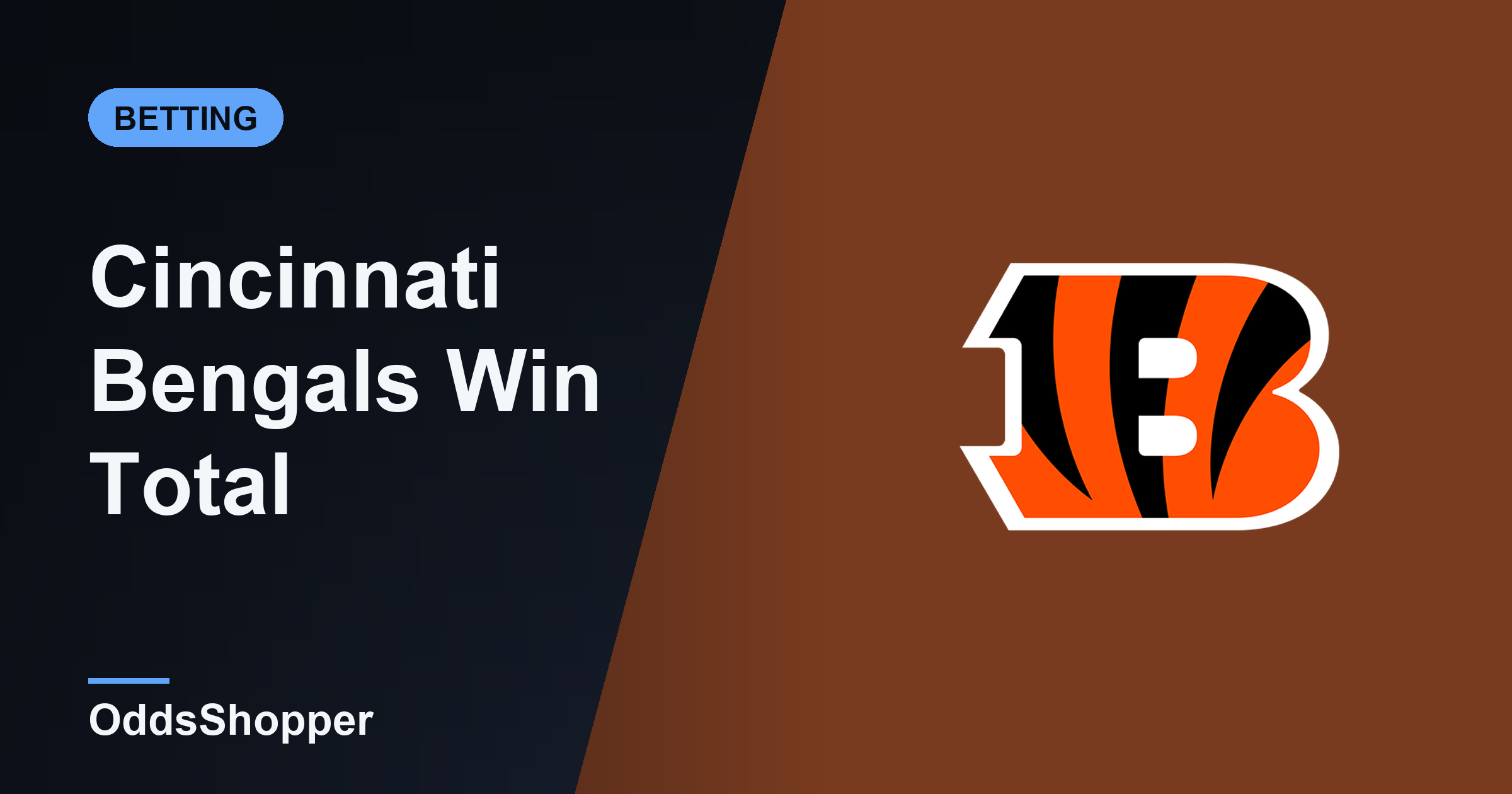 Cincinnati Bengals Win Total 2026: Over/Under Wins & Odds
