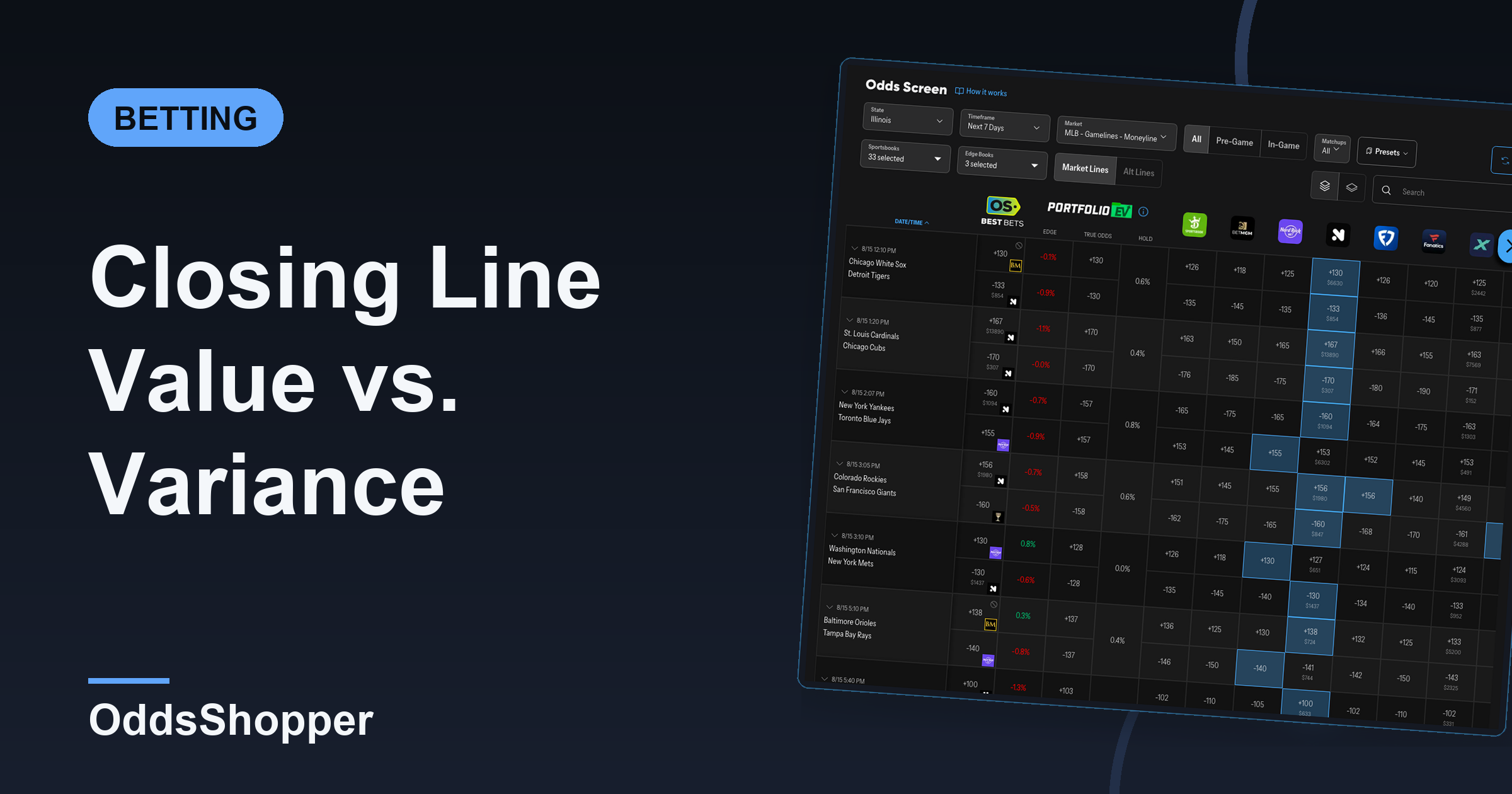 Closing Line Value Vs. Variance: How To Tell If You're Actually Beating The Books