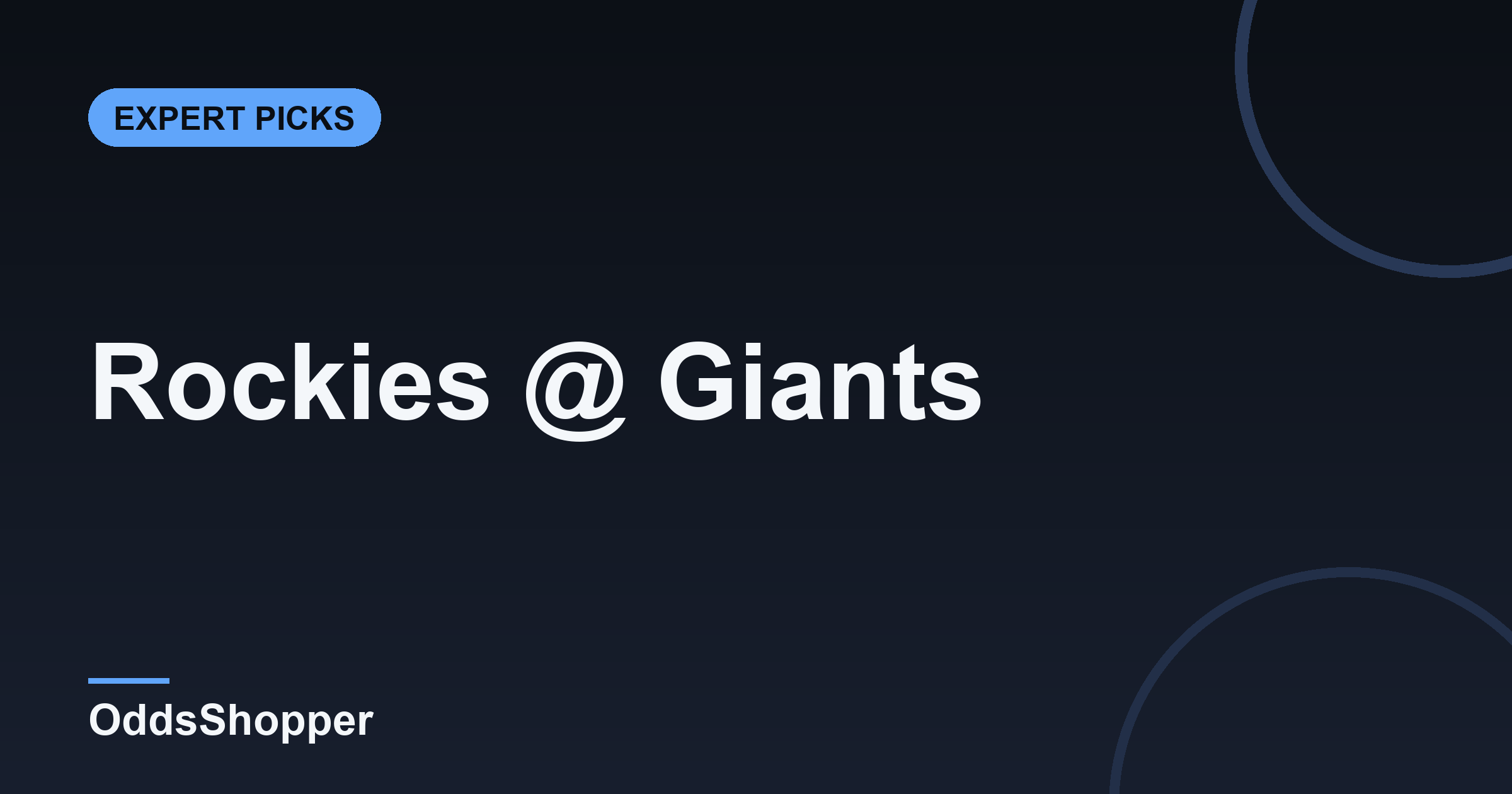 Colorado Rockies @ San Francisco Giants Home Run Picks Today (7/11)