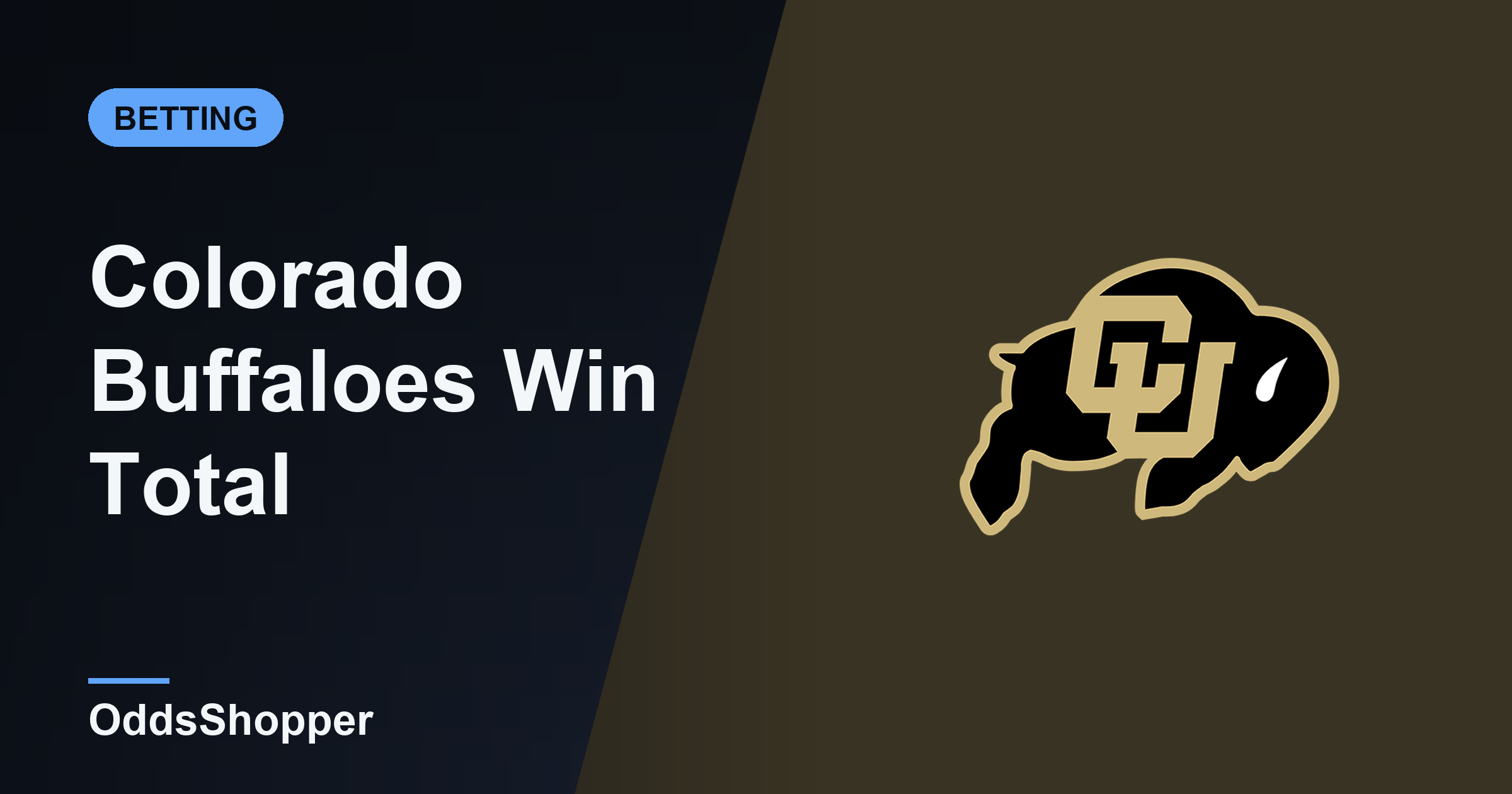Colorado Win Total 2026: Over/Under 4.5 Wins