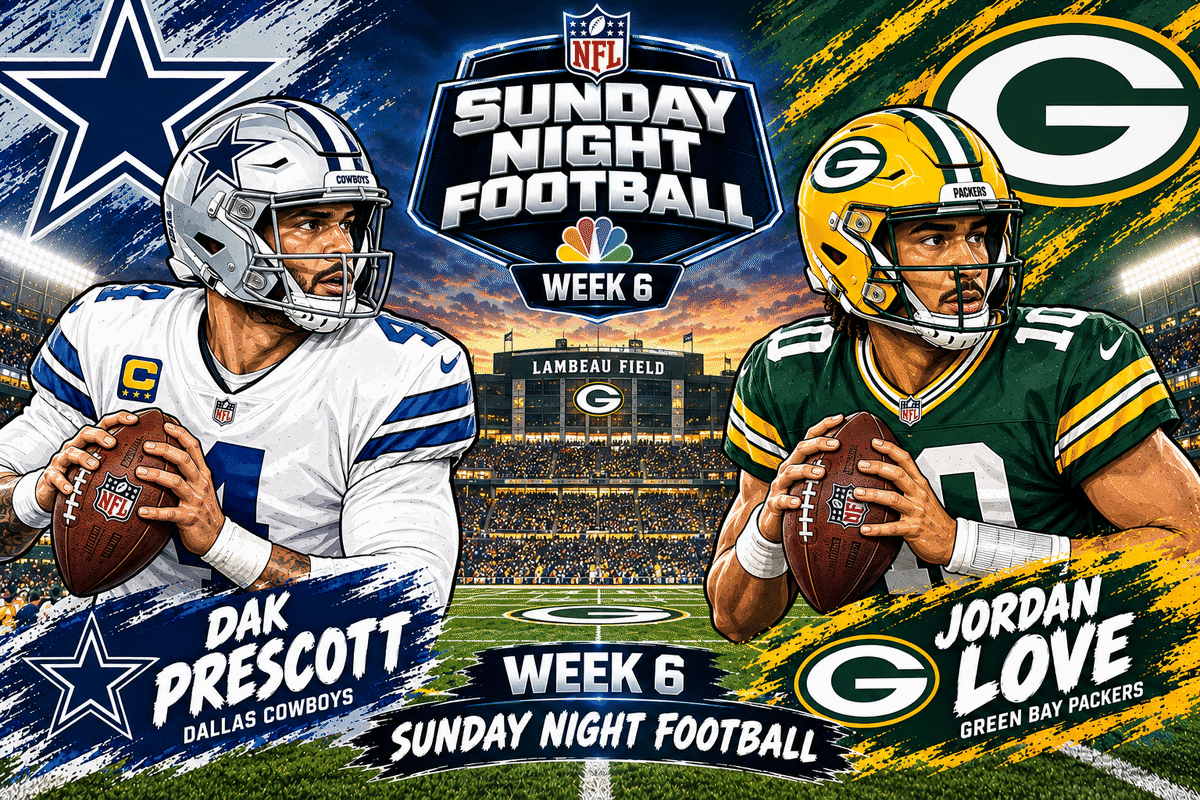 Cowboys vs Packers Showdown DFS: EMac's Week 6 SNF Top-10