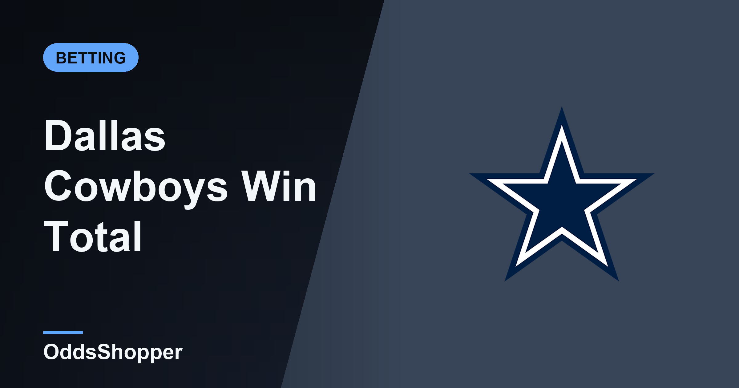 Dallas Cowboys Win Total 2026: Over/Under & Odds