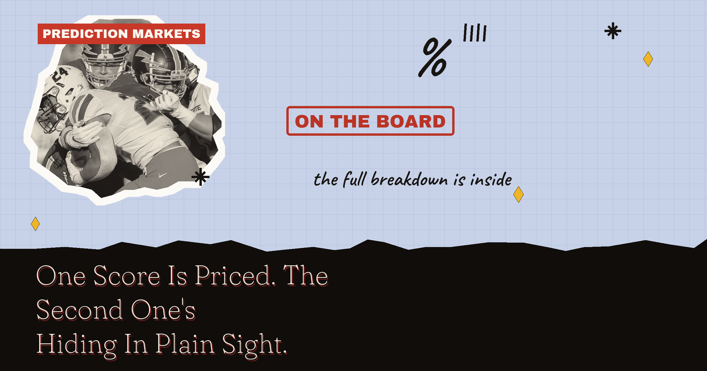 One Score Is Priced. The Second One's Hiding In Plain Sight.
