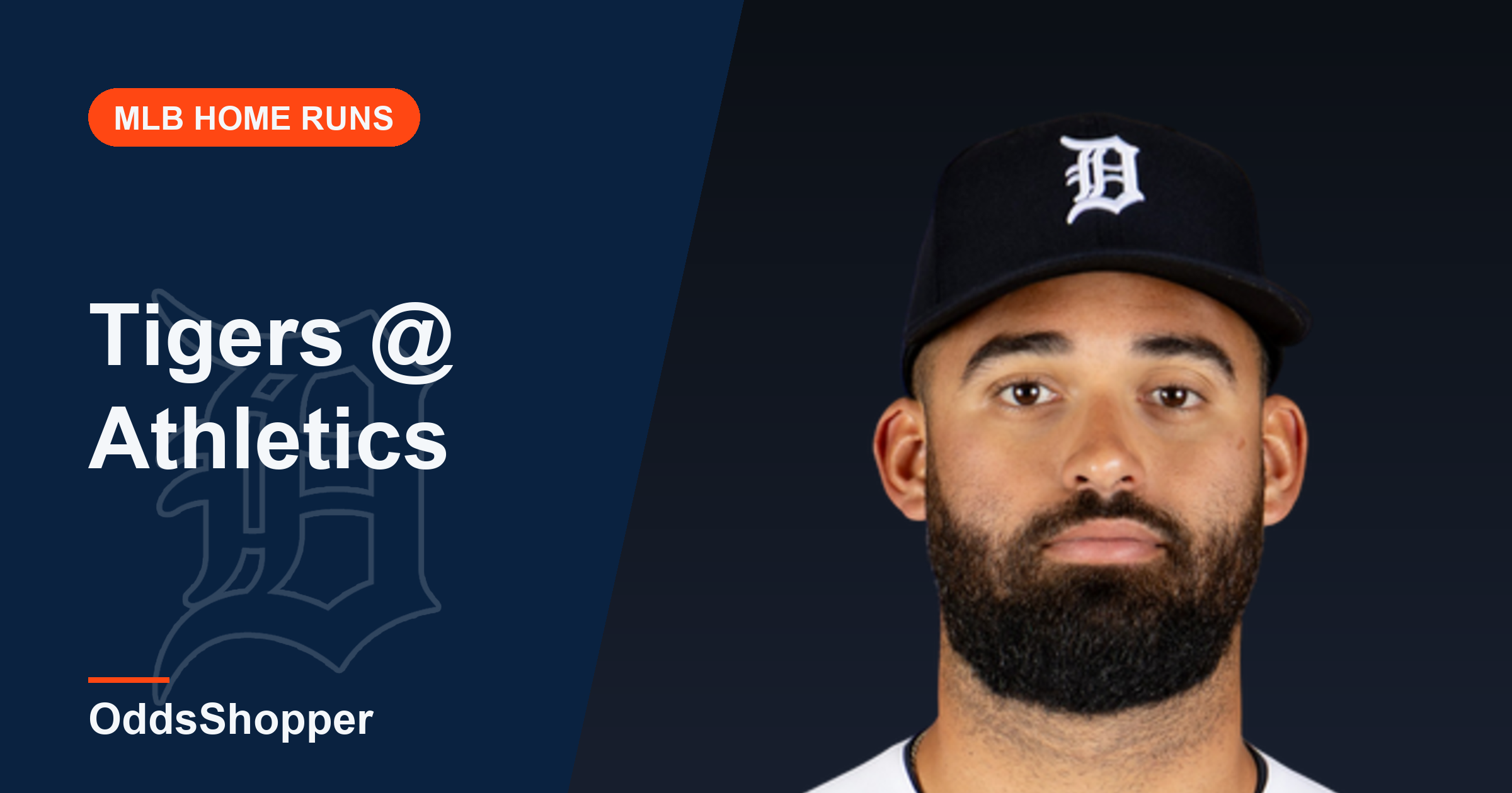Detroit Tigers @ Oakland Athletics Home Run Picks Today (8/1)