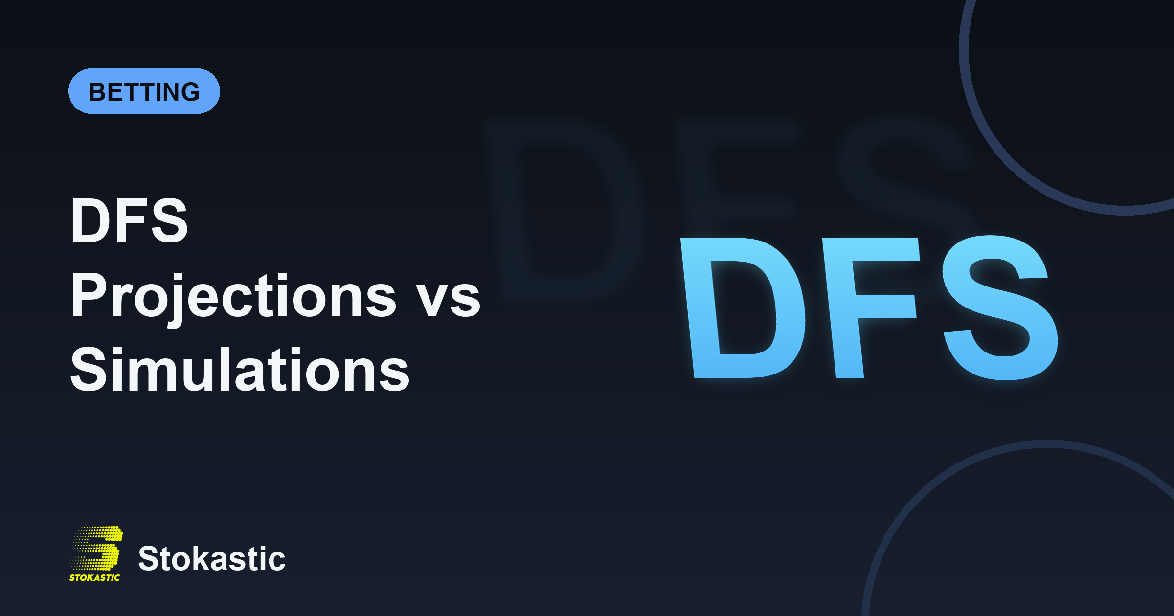 DFS Projections Vs Simulations: Why Medians Lose NFL GPPs