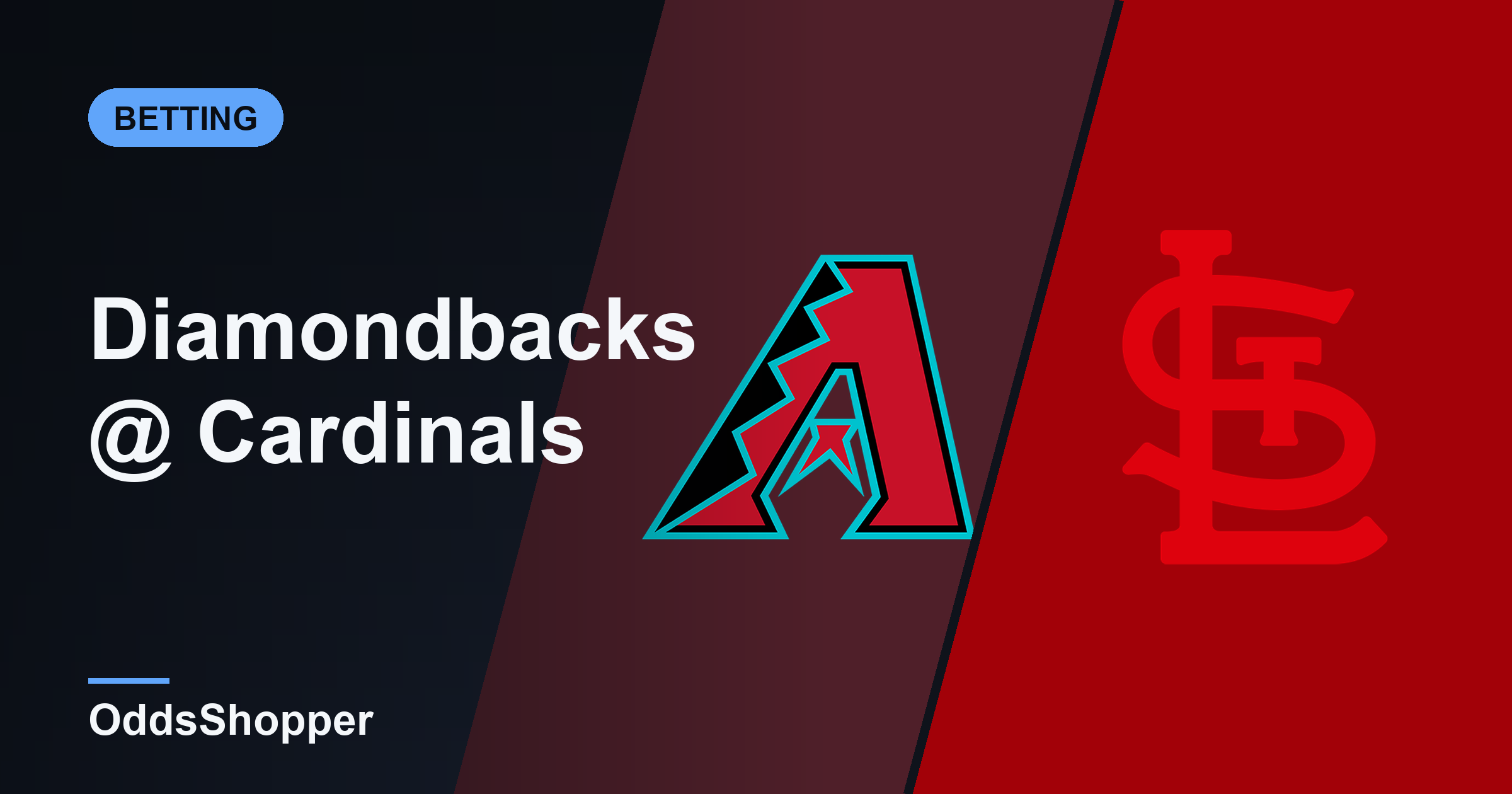 Diamondbacks vs Cardinals Odds: Best Prices and +EV Edges