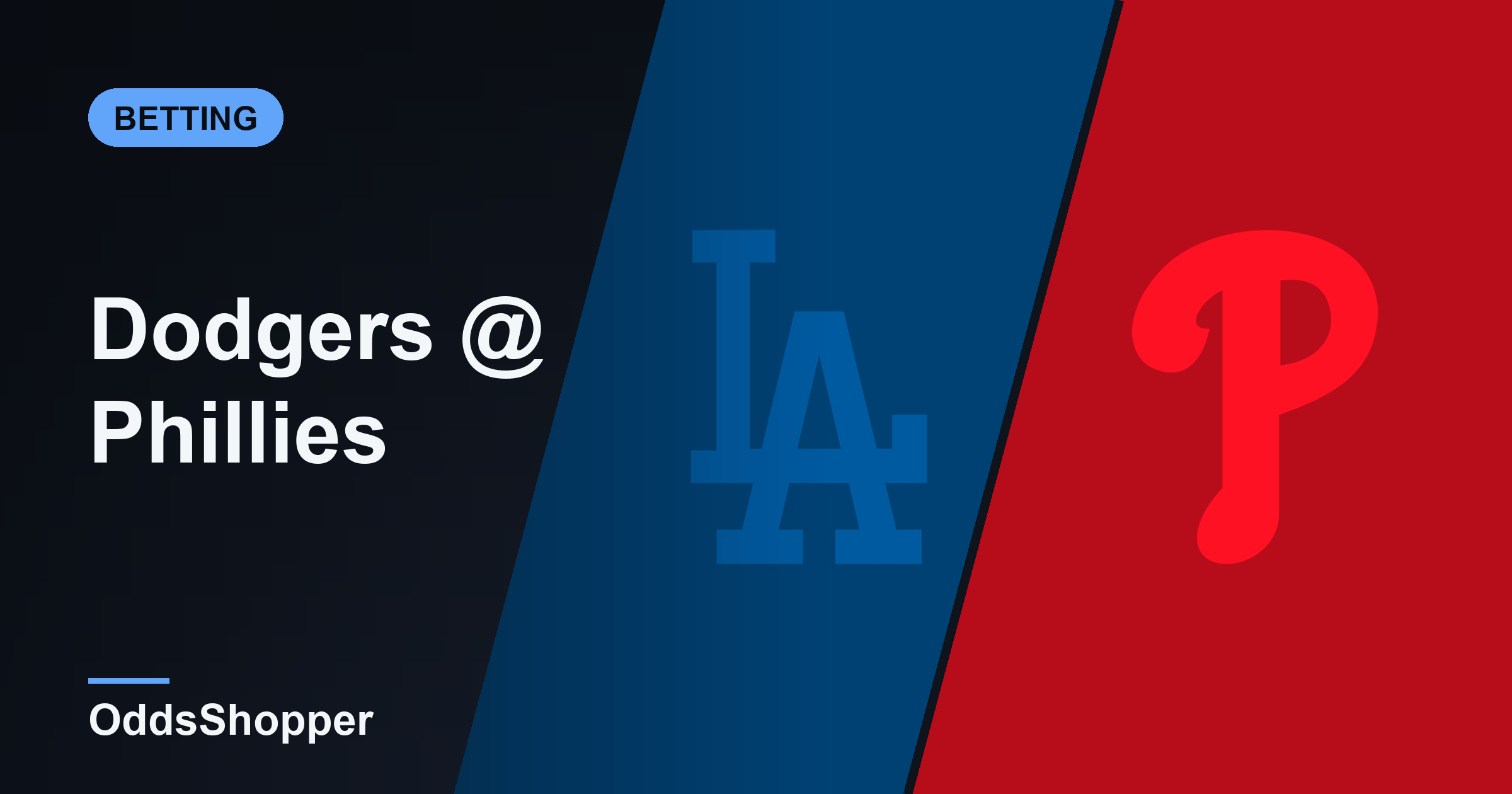 Dodgers vs Phillies Odds: Best Prices and +EV Edges