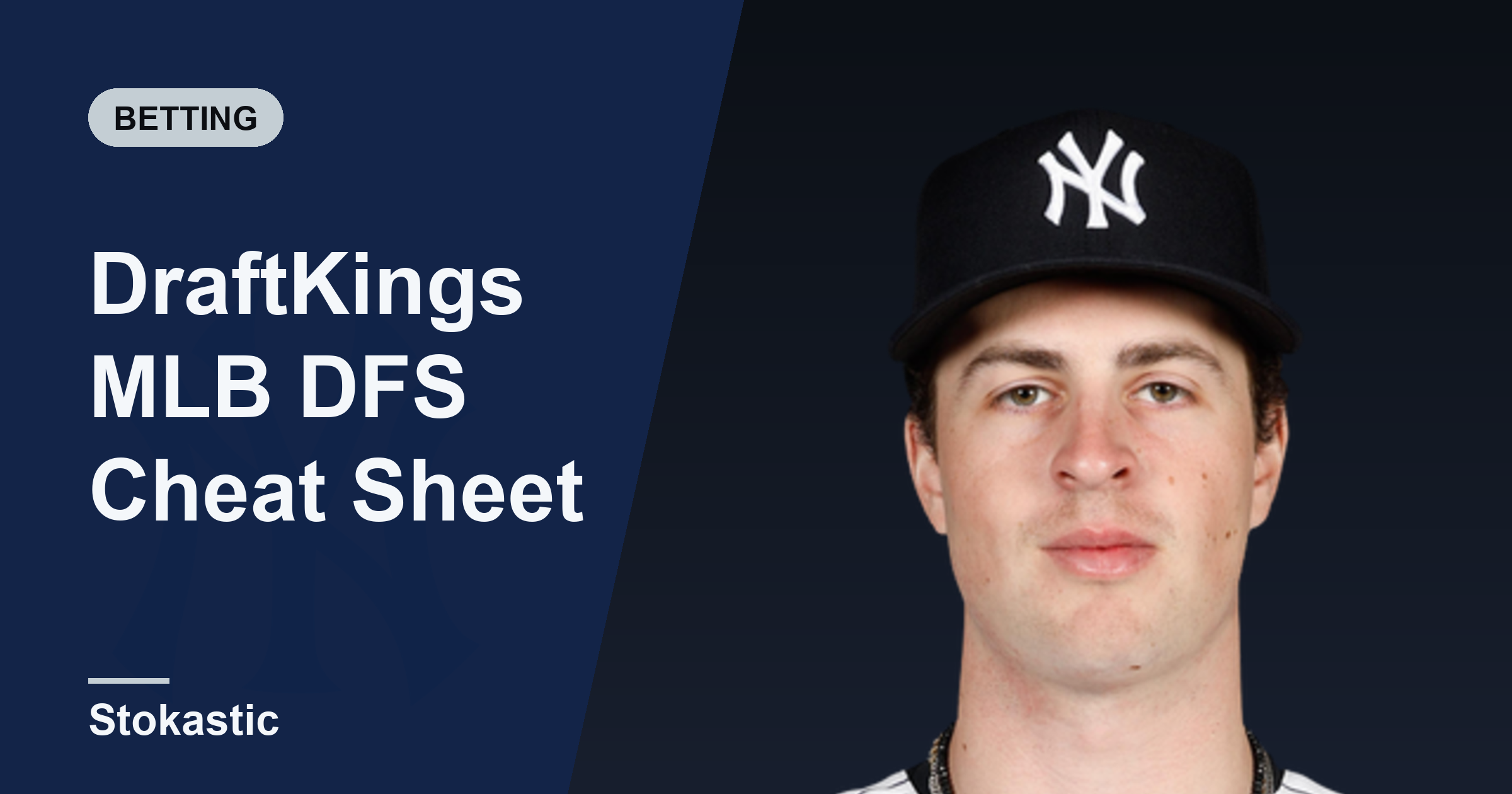 DraftKings MLB DFS Cheat Sheet: Projections, Ownership & Stacks For August 3
