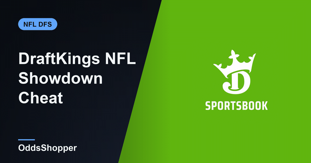 DraftKings NFL Showdown Cheat Sheet: Week 3 SNF