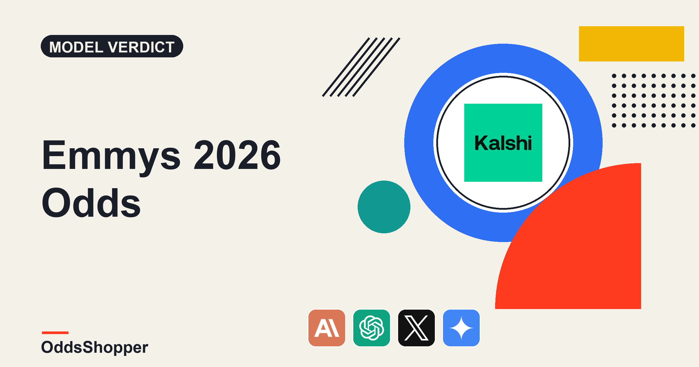 Emmys 2026 Odds: Favorites, Sleepers And The Full Kalshi Board