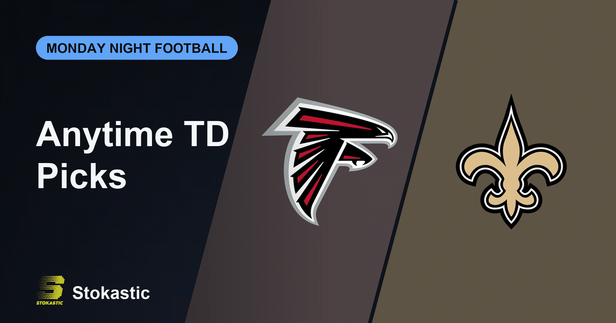 Falcons vs Saints Anytime TD Picks: Kendre Miller Leads