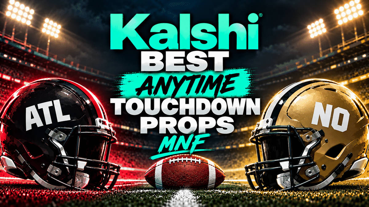 Falcons vs Saints TD Props: My Top Two Kalshi MNF Plays