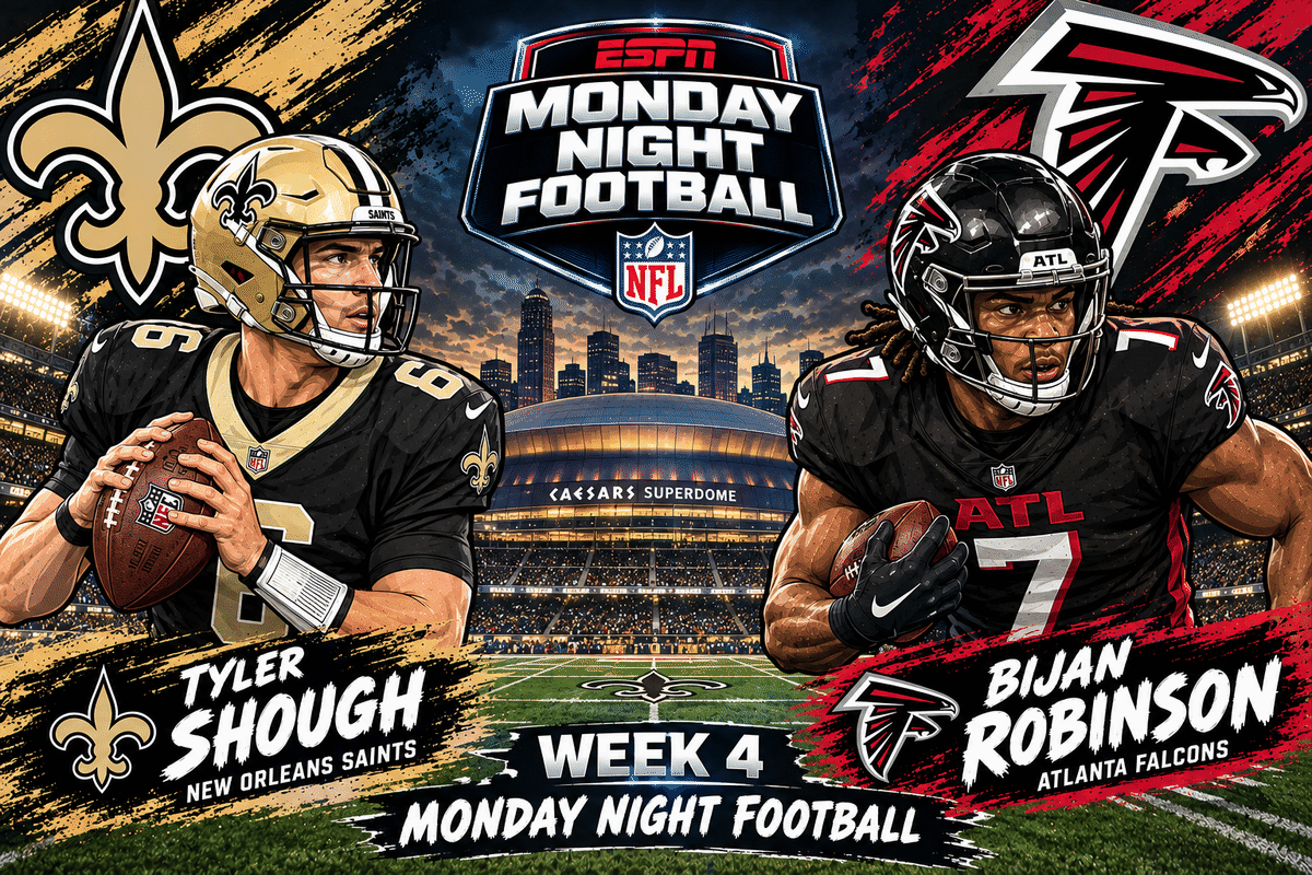 Falcons vs Saints Showdown DFS: EMac's Week 4 MNF Top-10