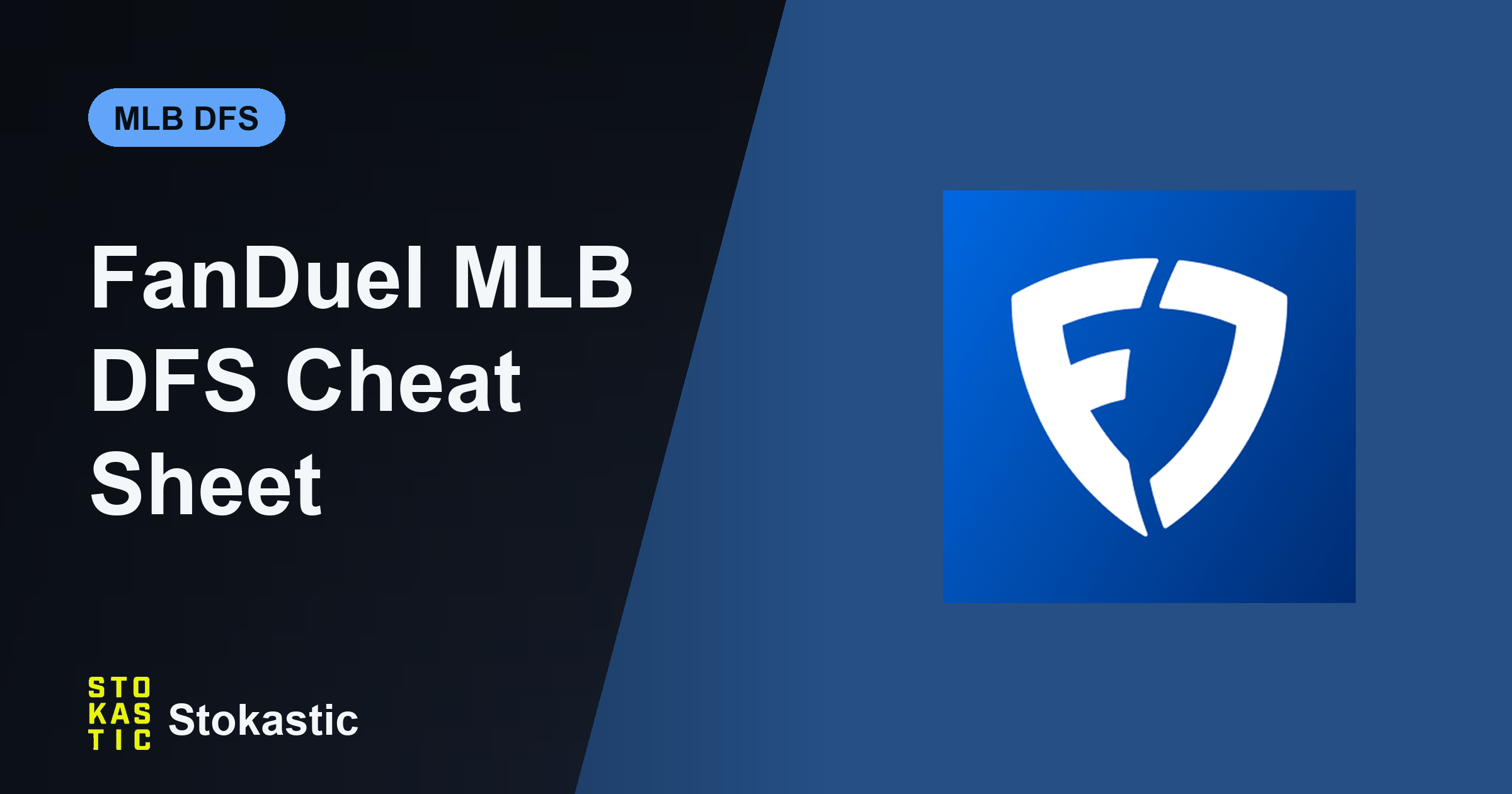FanDuel MLB DFS Cheat Sheet For August 9: Projections, Ownership, And Stacks