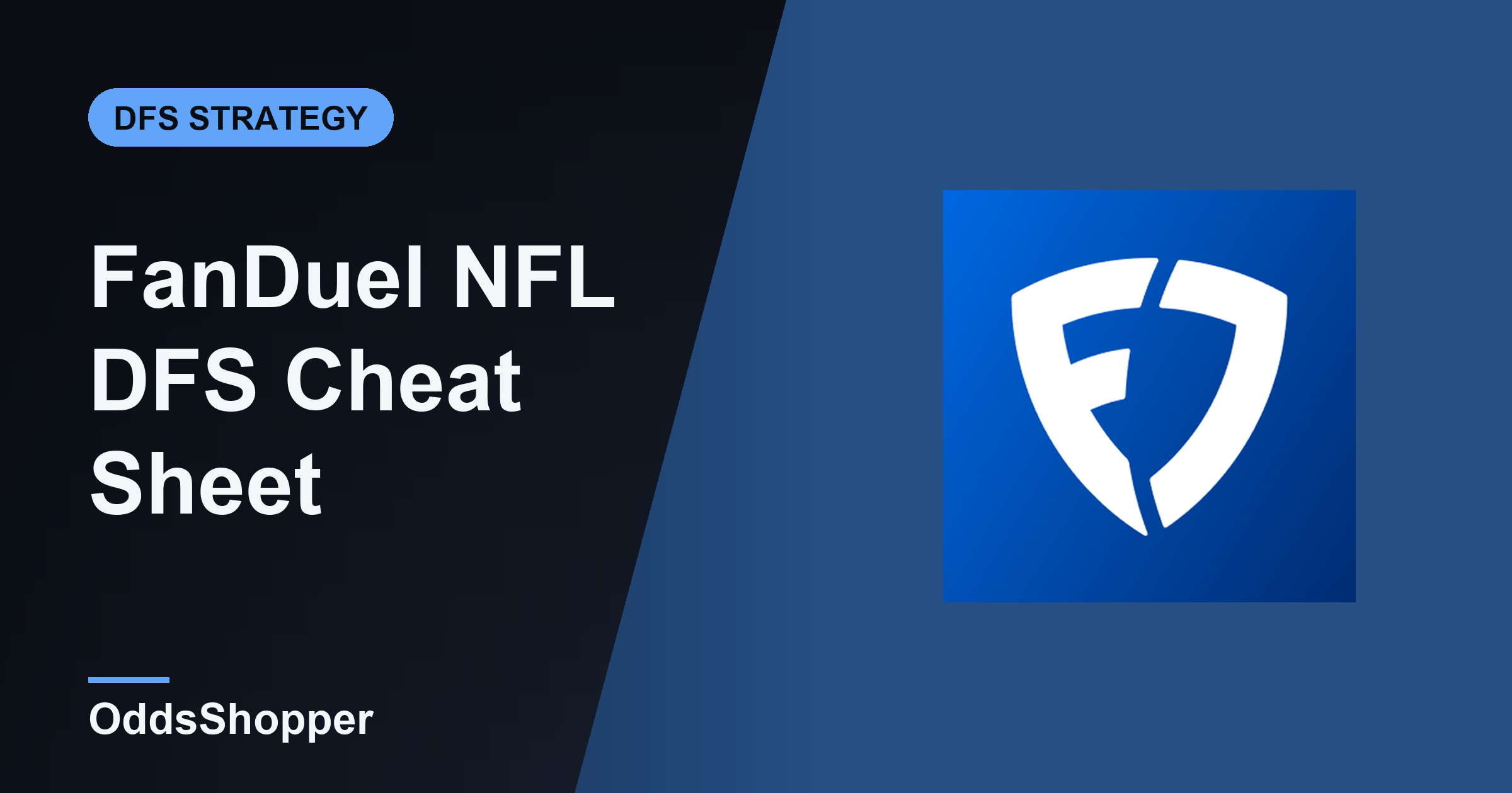 FanDuel NFL DFS Cheat Sheet: Week 2 Picks And Stacks