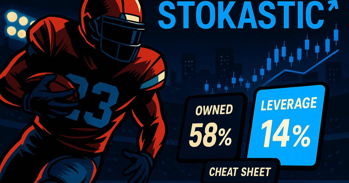 FanDuel NFL Showdown Cheat Sheet: Week 2 MNF