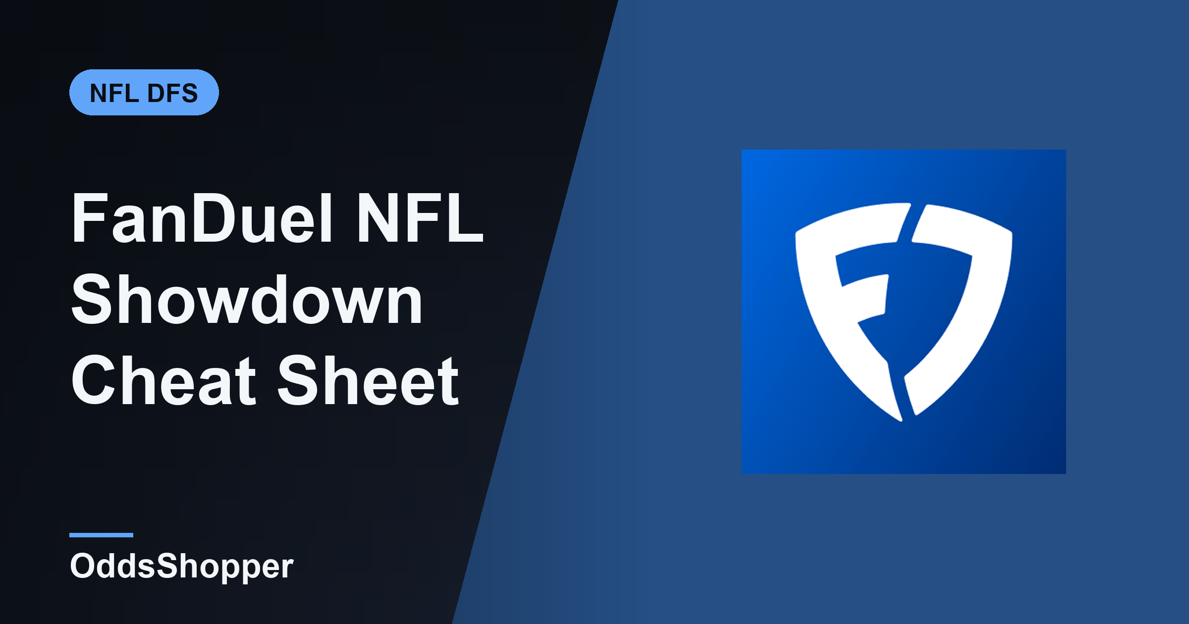 FanDuel NFL Showdown Cheat Sheet: Week 3 TNF