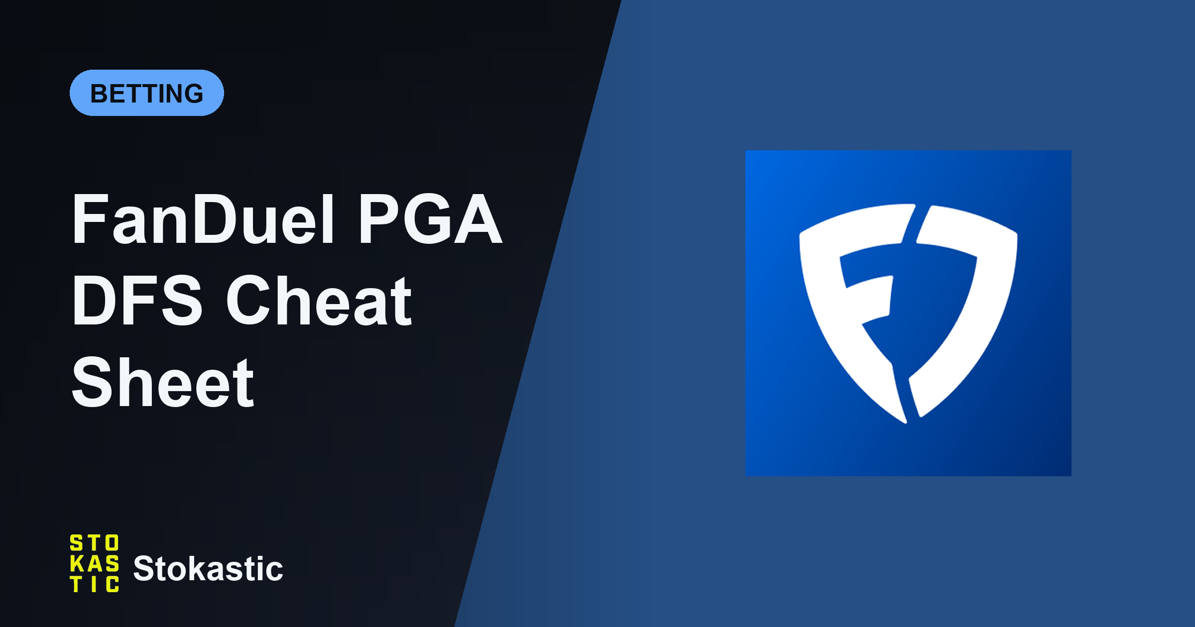 FanDuel PGA DFS Cheat Sheet: BMW Championship Picks