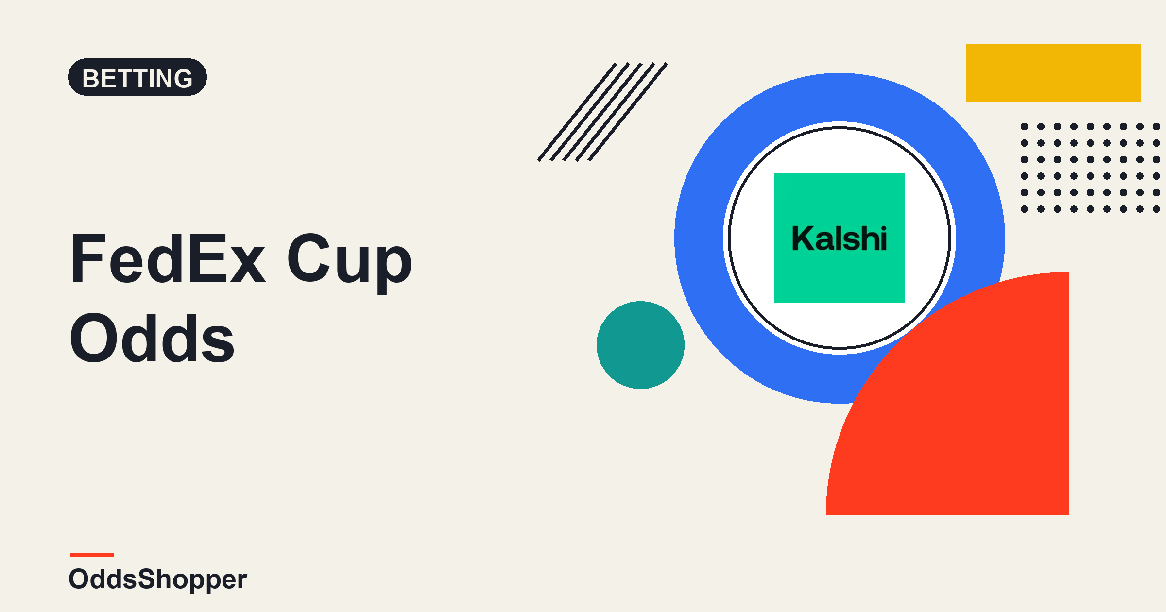 FedEx Cup Odds: Scheffler 16¢ As The Playoffs Open On Kalshi