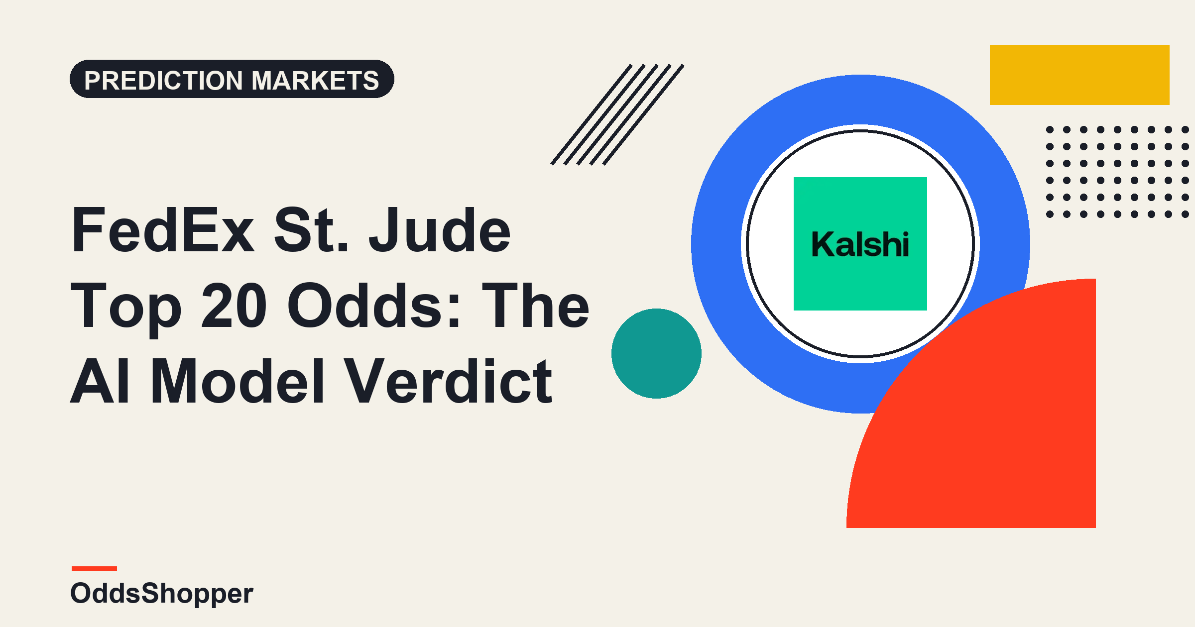 FedEx St. Jude Top 20 Odds On Kalshi: Model Verdict