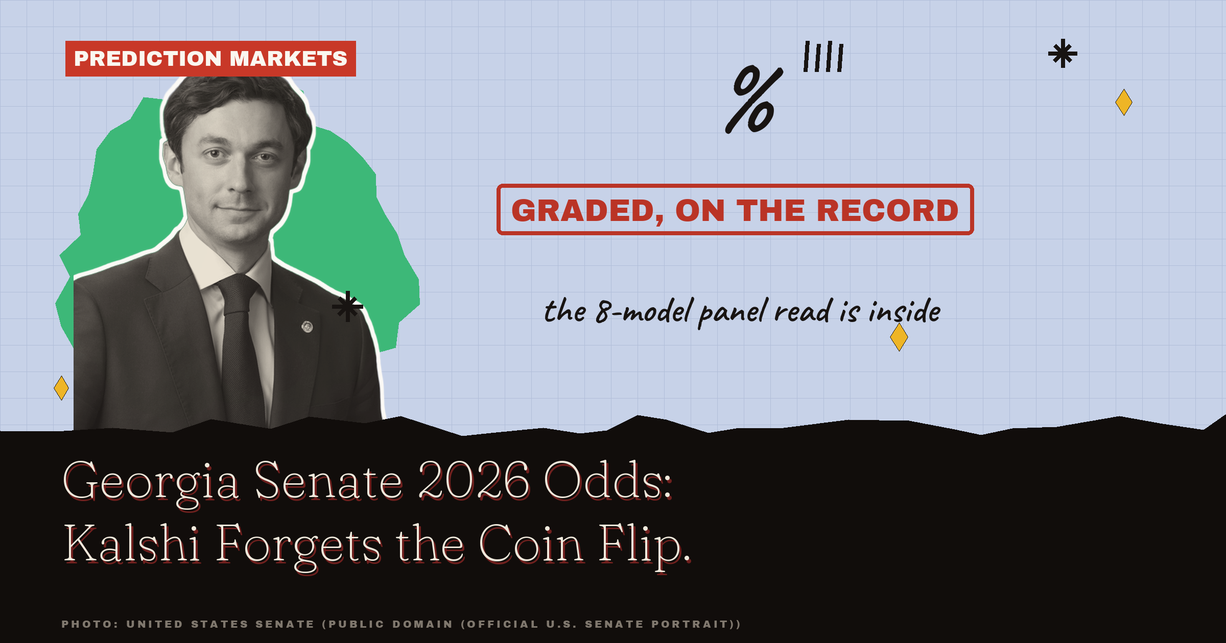 Georgia Senate 2026 Odds: Kalshi Forgets the Coin Flip