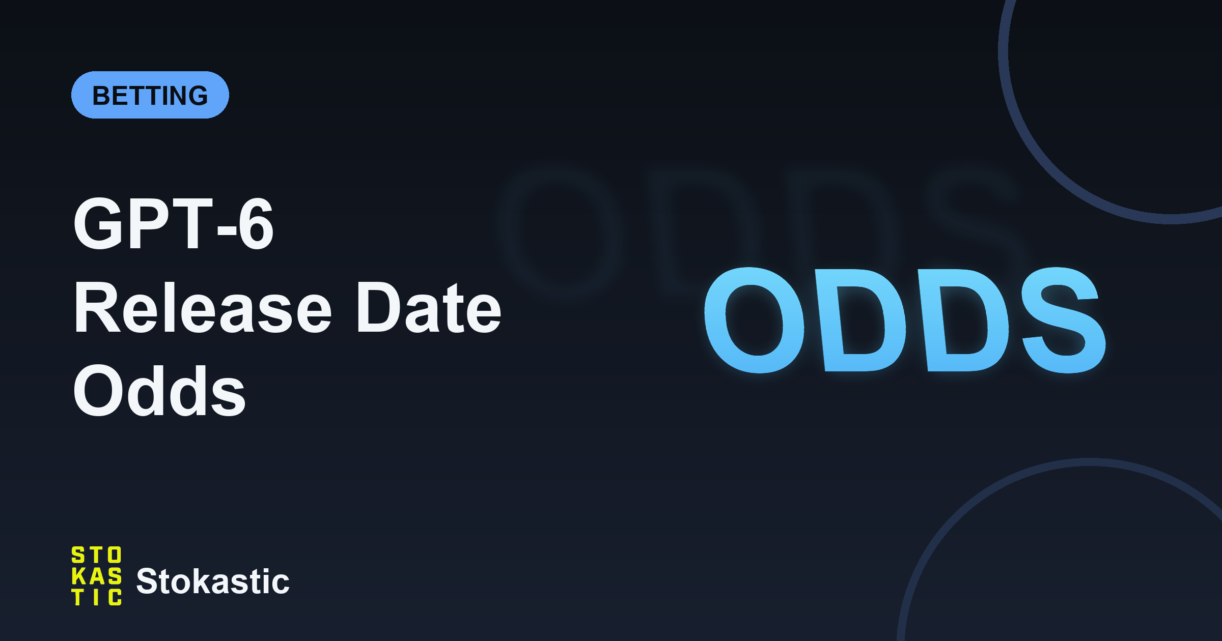 GPT-6 Release Date Odds: Pricing OpenAI's Ship Cadence
